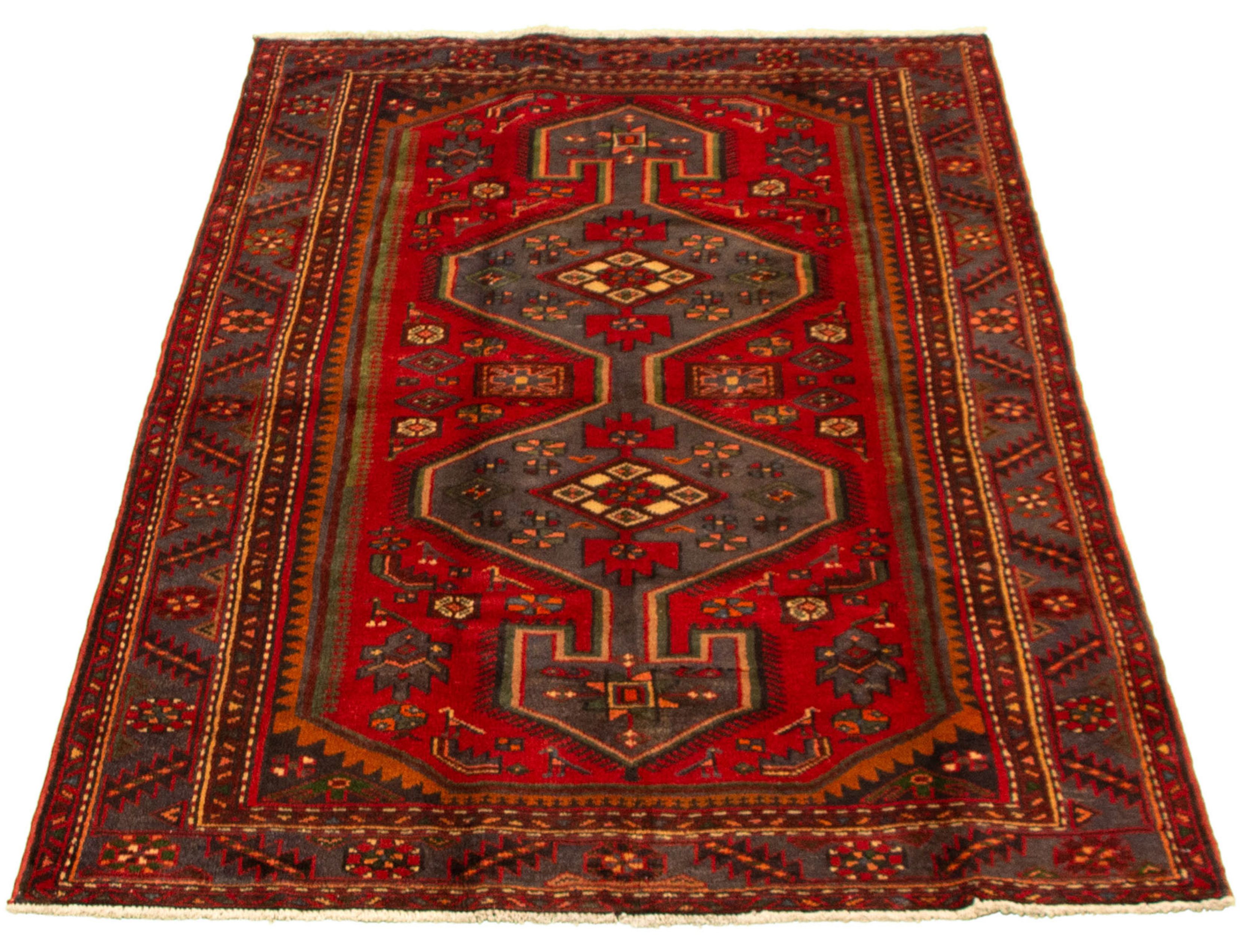 Tapis nahavand 4'6" x 7'1" en laine