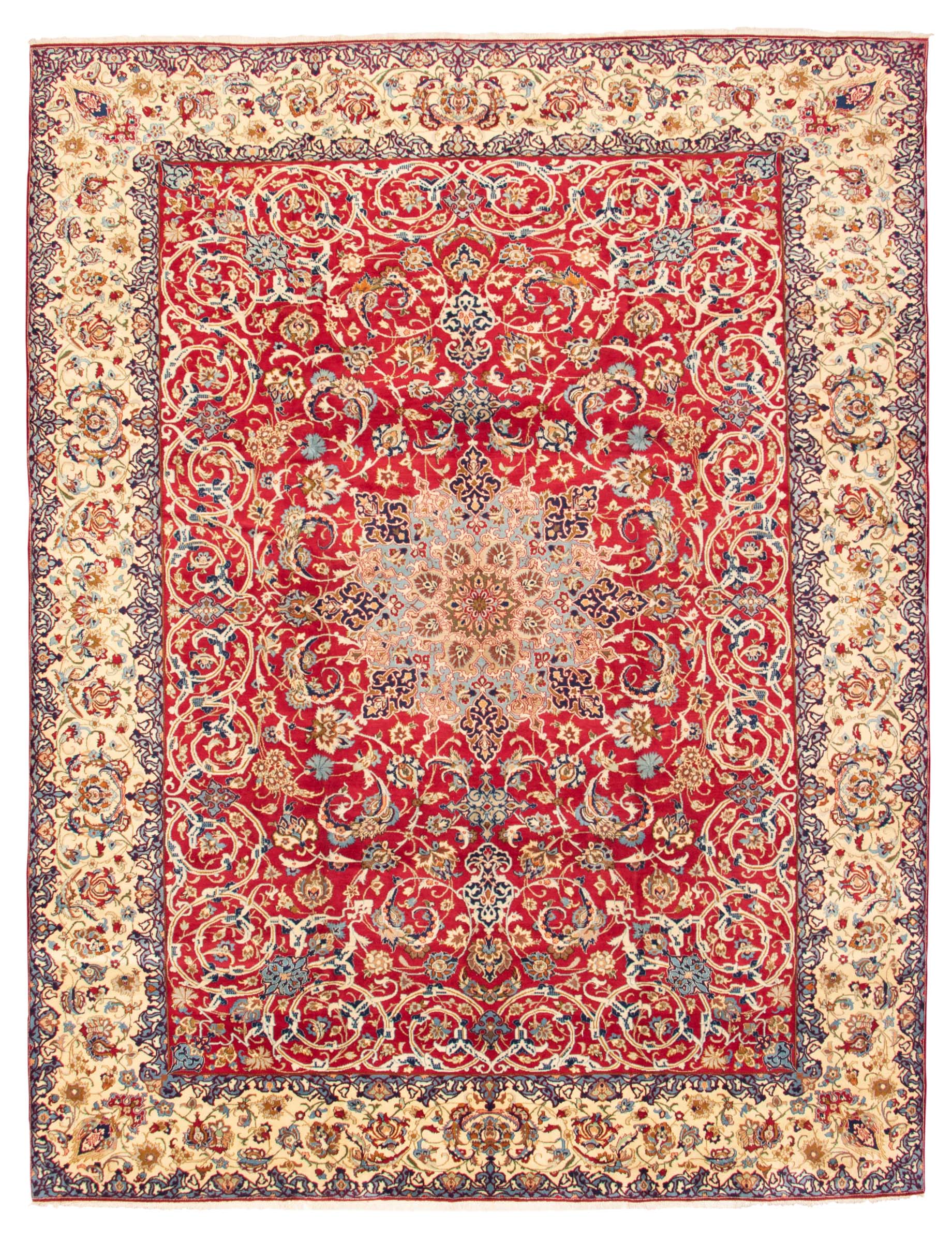 Tapis najafabad 10'2" x 13'7" en laine