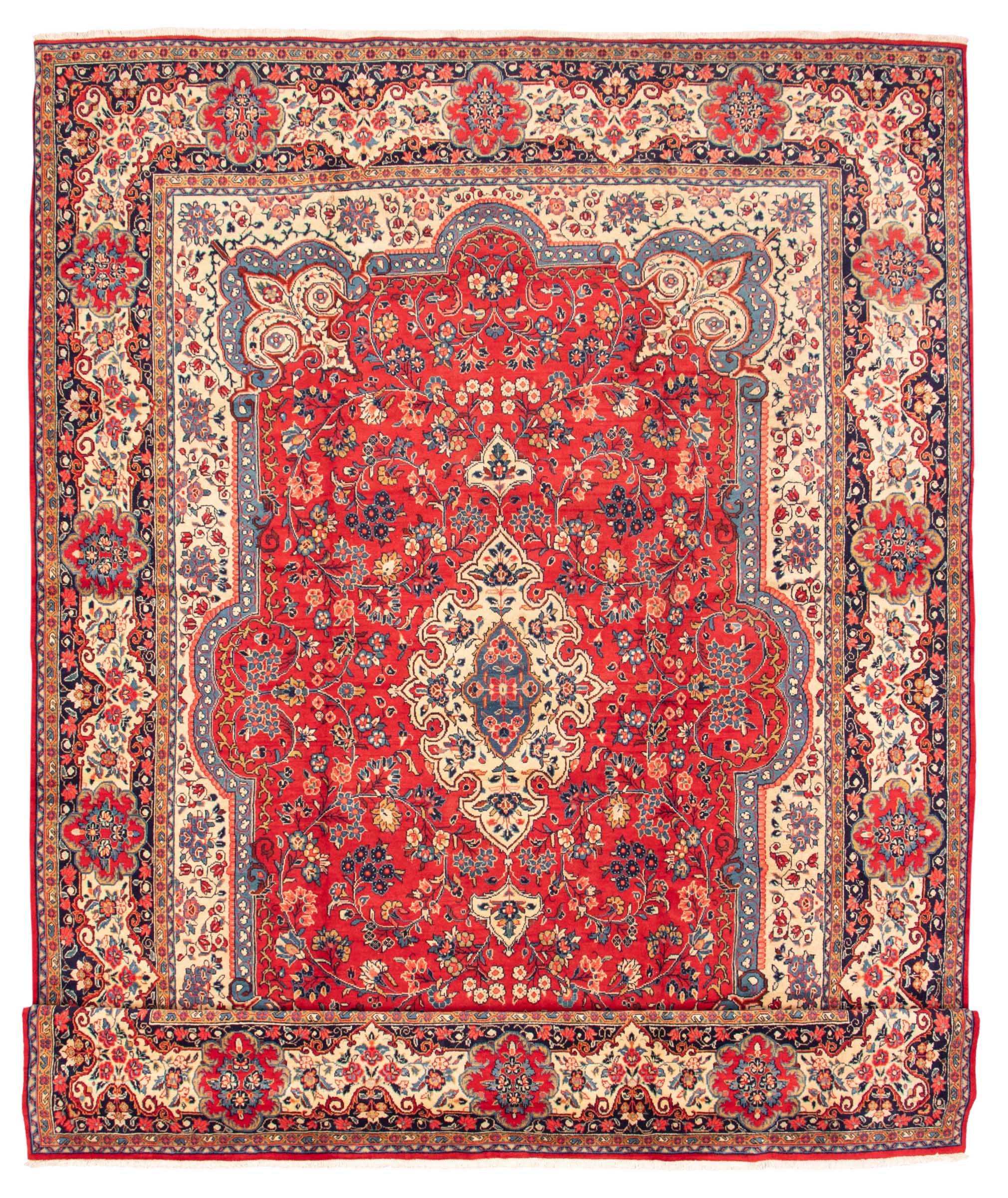 Persian Sarough 10'3" x 14'5" Hand-knotted Wool Rug 