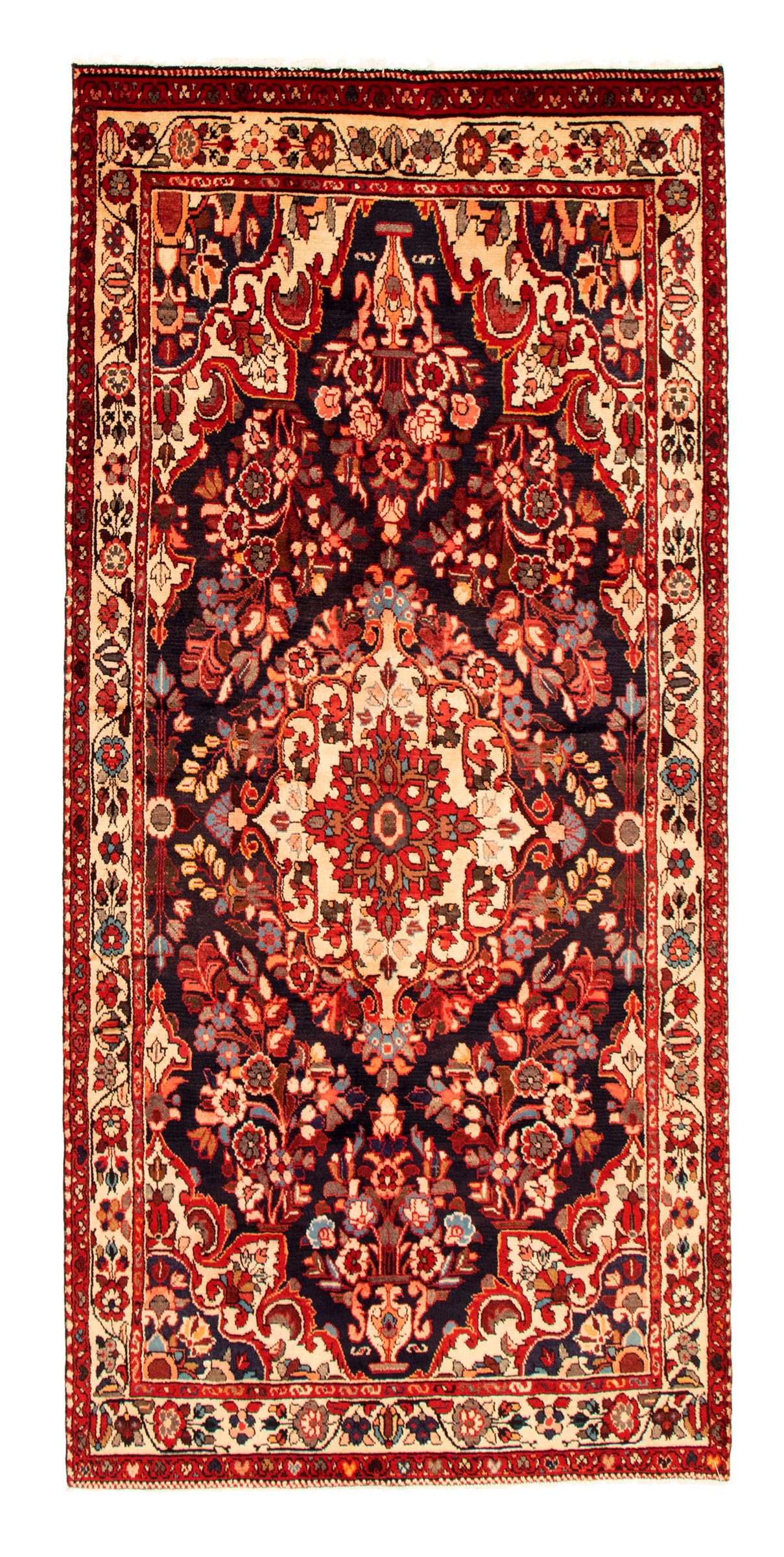 Tapis nahavand 4'4" x 9'5" en laine