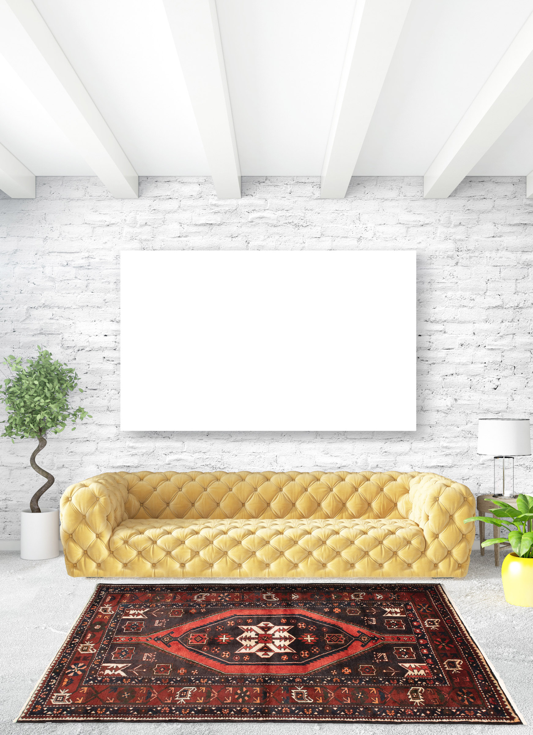 Persian Hamadan 4'7" x 6'10" Hand-knotted Wool Rug 