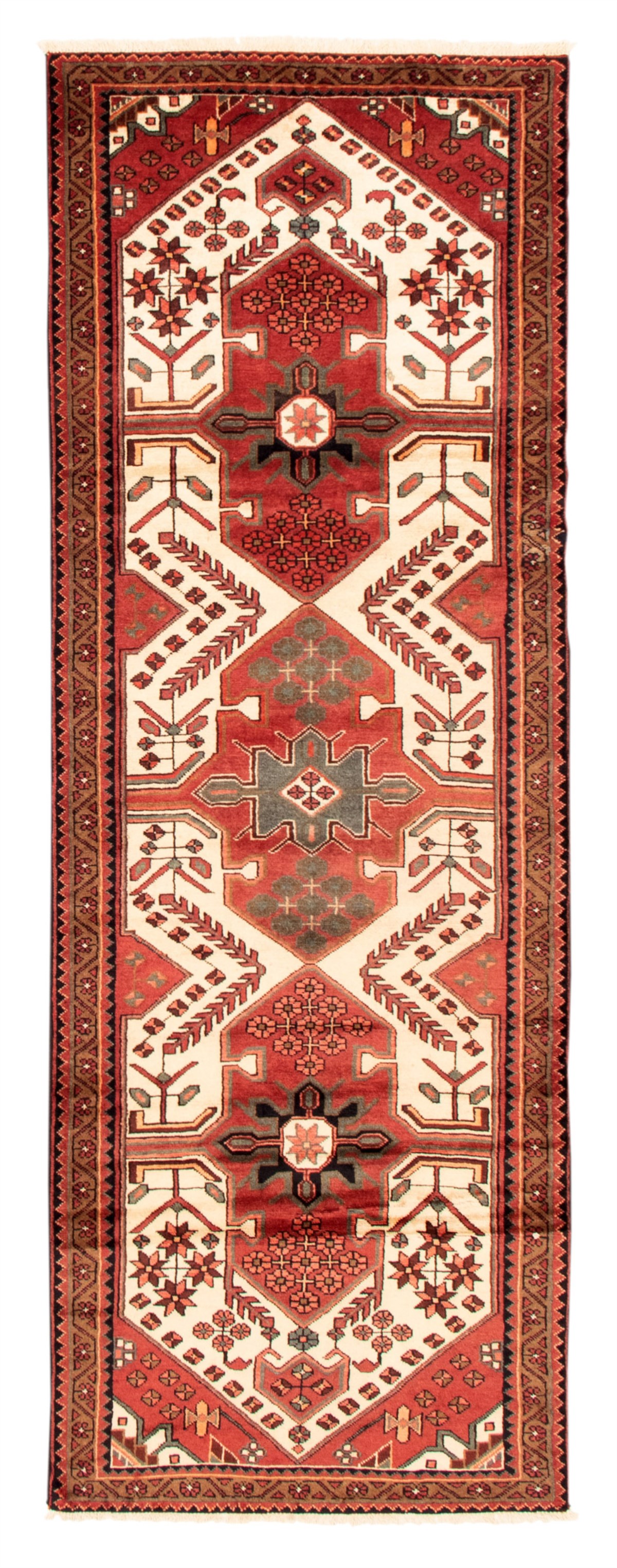Persian Koliai 3'5" x 9'6" Hand-knotted Wool Rug 