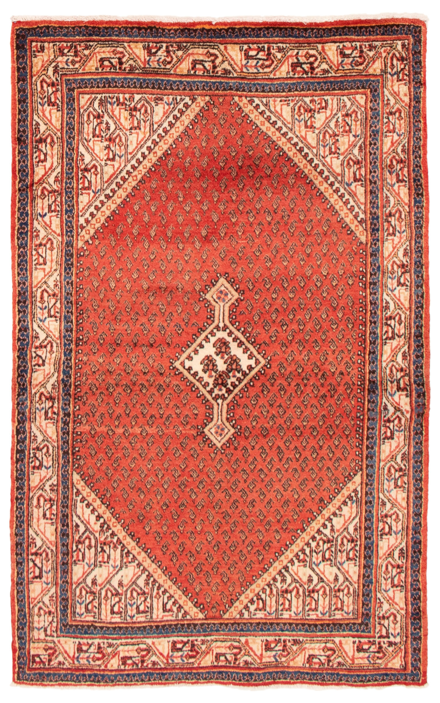 Tapis arak 4'2" x 6'9" en laine