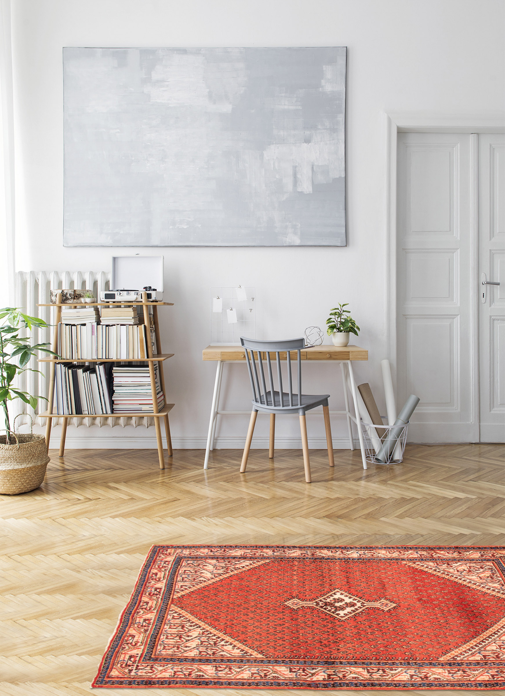 Tapis arak 4'2" x 6'9" en laine