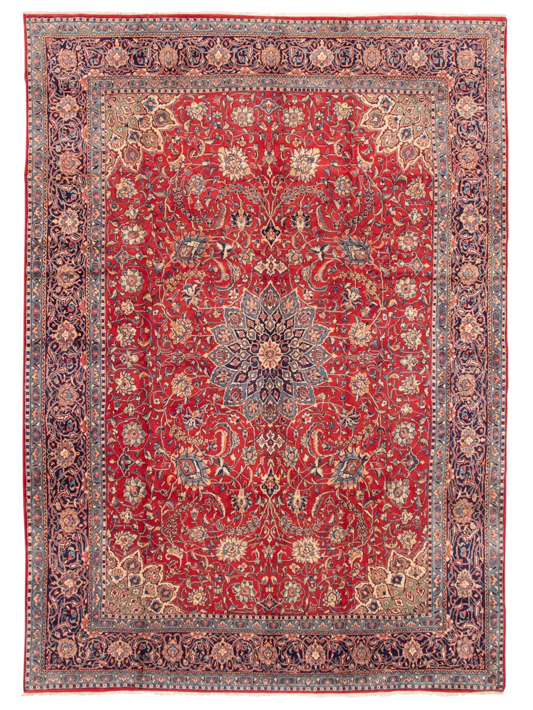 Persian Sarough 8'4" x 12'2" Hand-knotted Wool Rug 