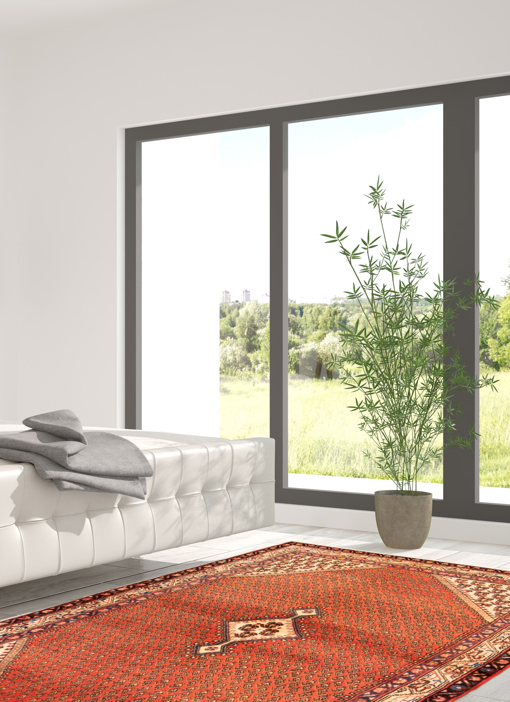 Tapis arak 4'4" x 6'9" en laine
