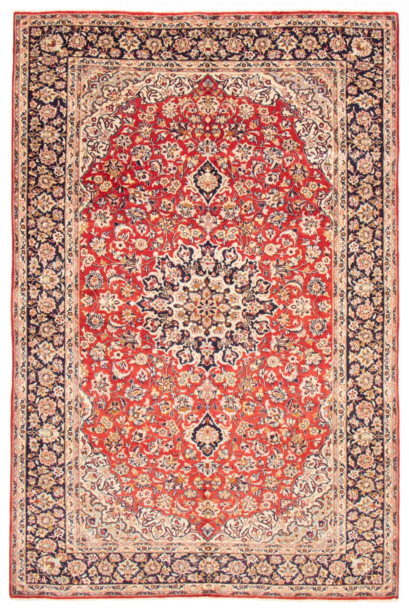 Persian Najafabad 8'4" x 12'4" Hand-knotted Wool Rug 