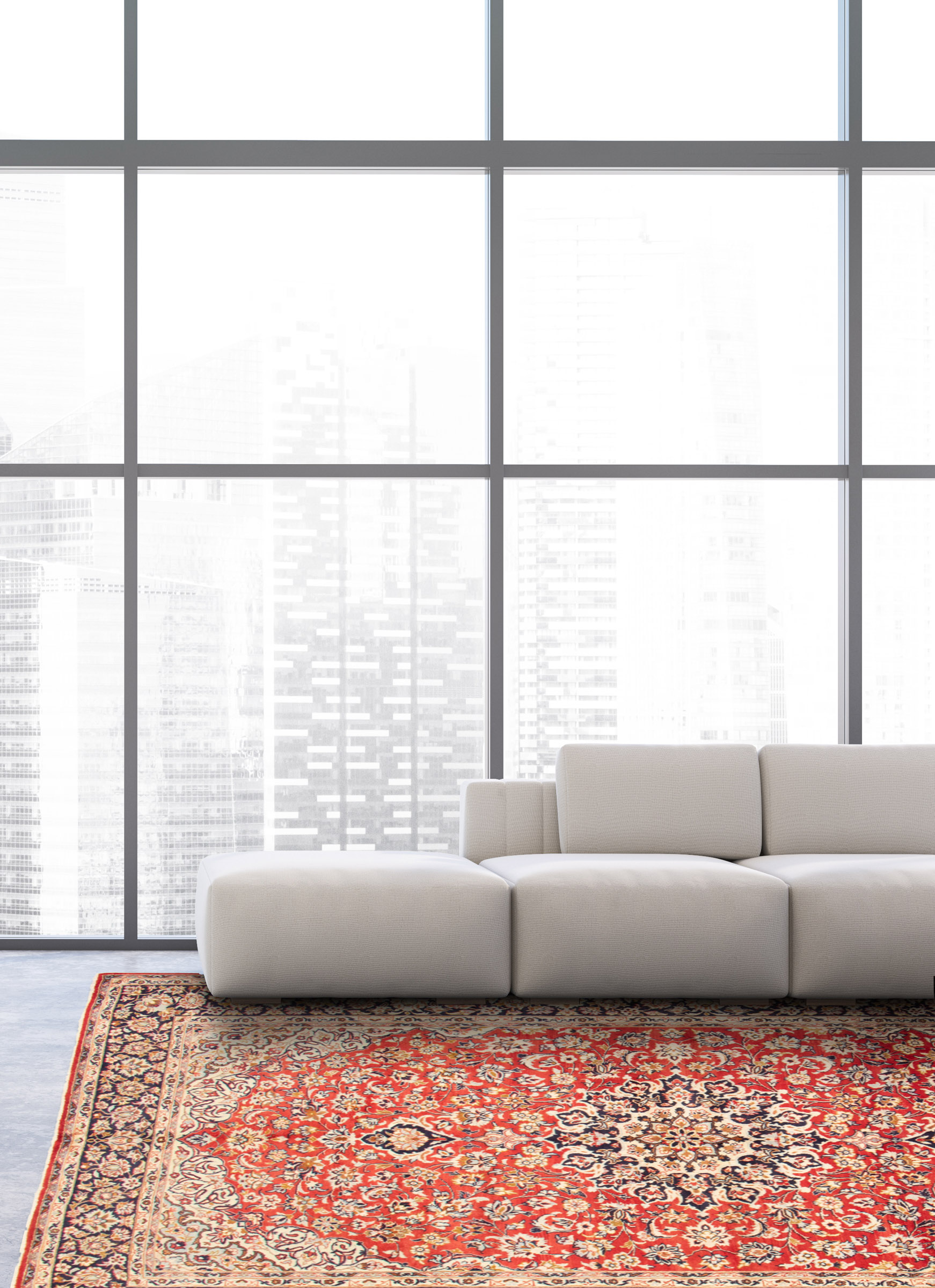 Persian Najafabad 8'4" x 12'4" Hand-knotted Wool Rug 
