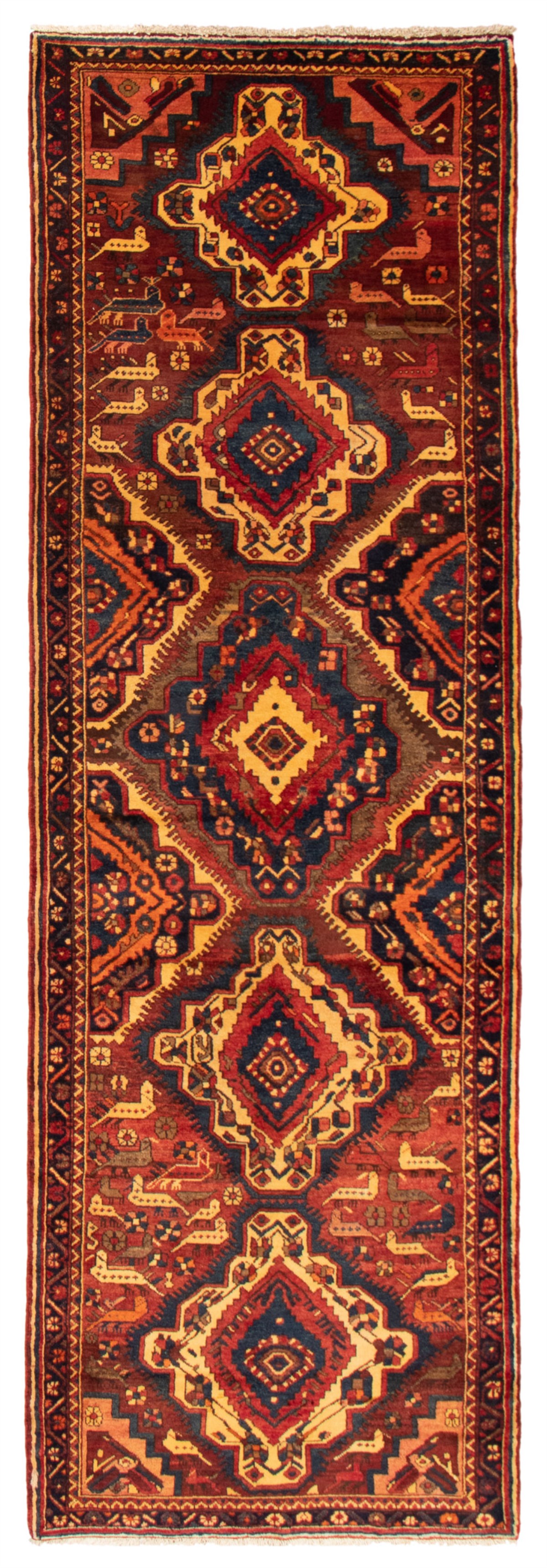 Tapis nahavand 4'0" x 12'4" en laine