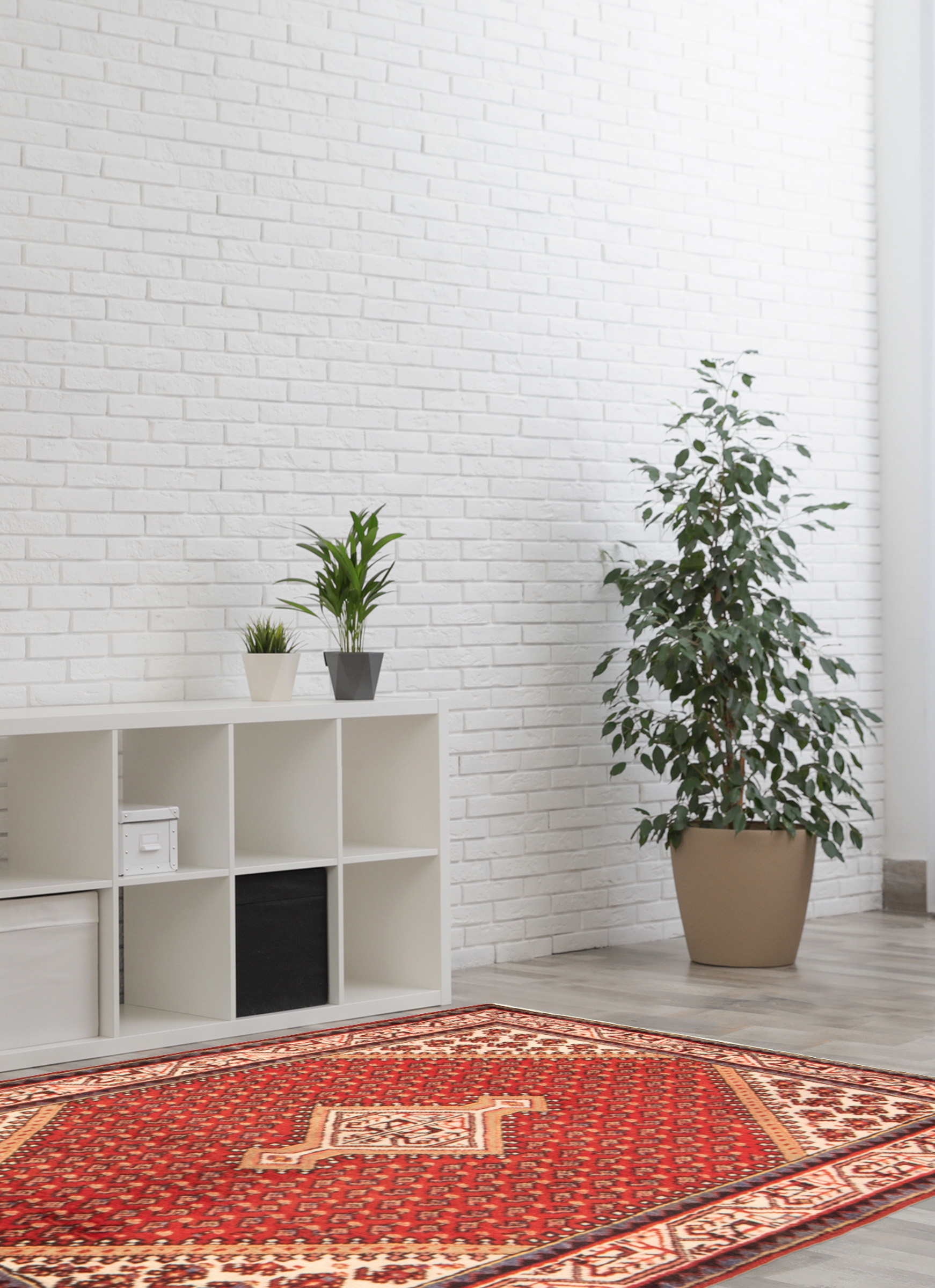 Tapis arak 3'6" x 5'1" en laine