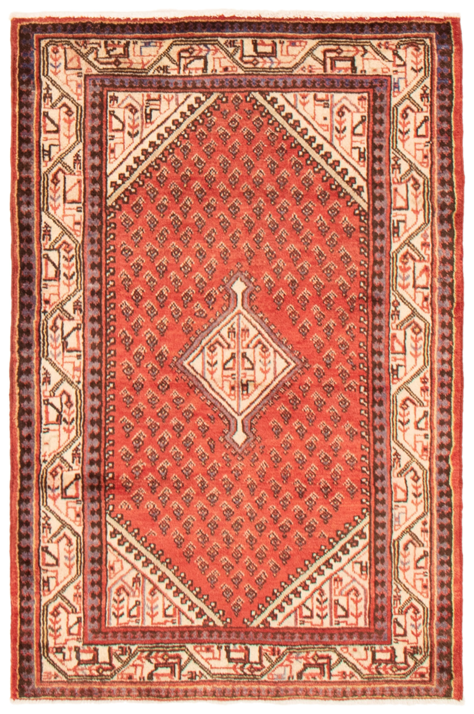 Tapis arak 3'6" x 5'3" en laine