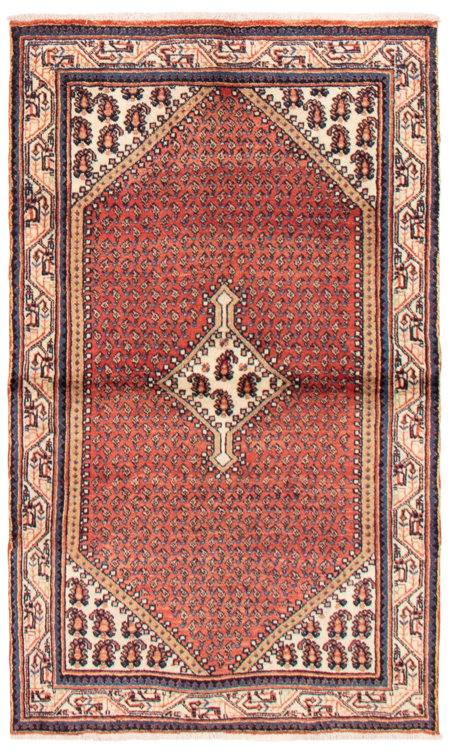 Tapis arak 4'2" x 6'11" en laine