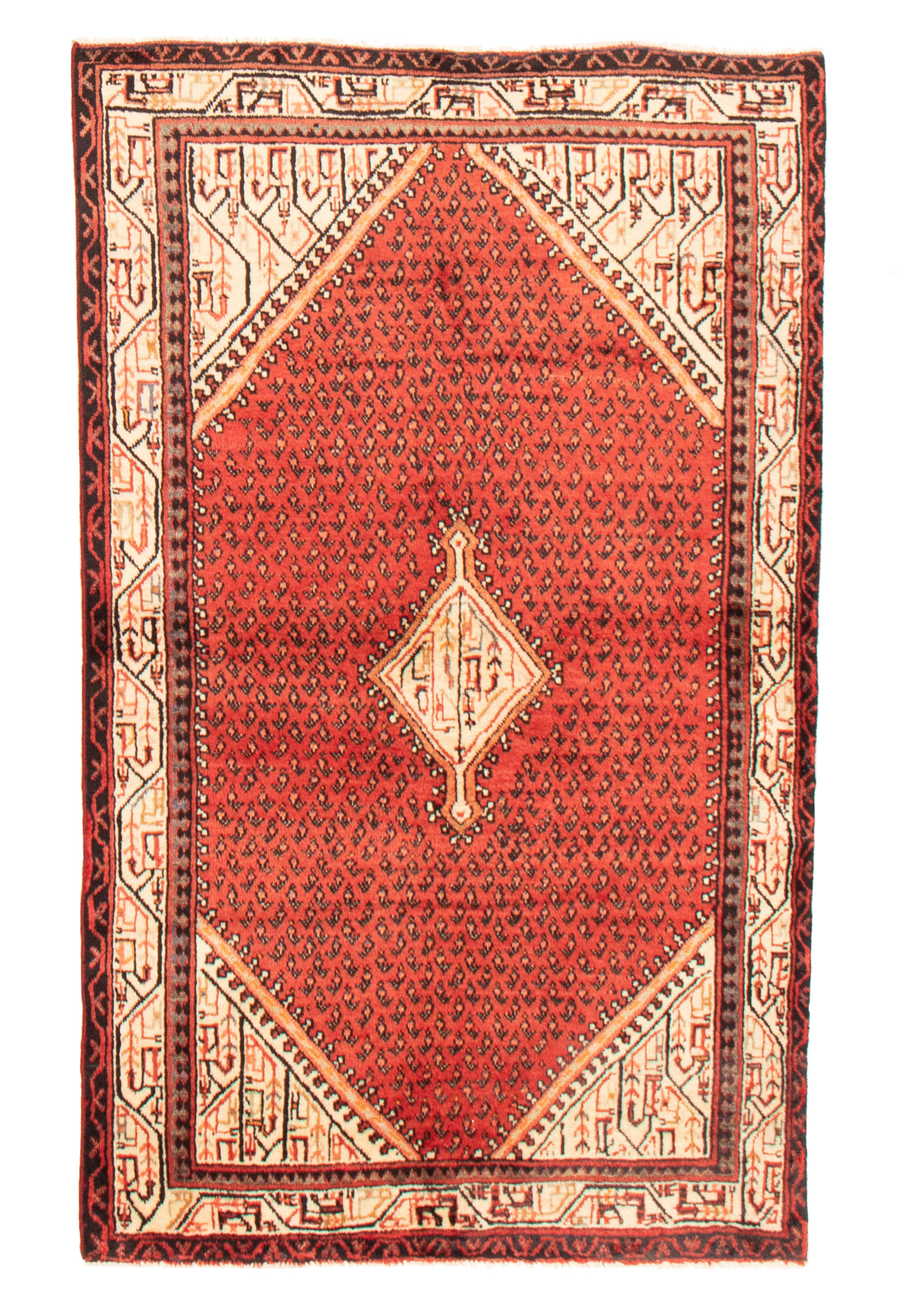 Tapis arak 4'3" x 6'11" en laine