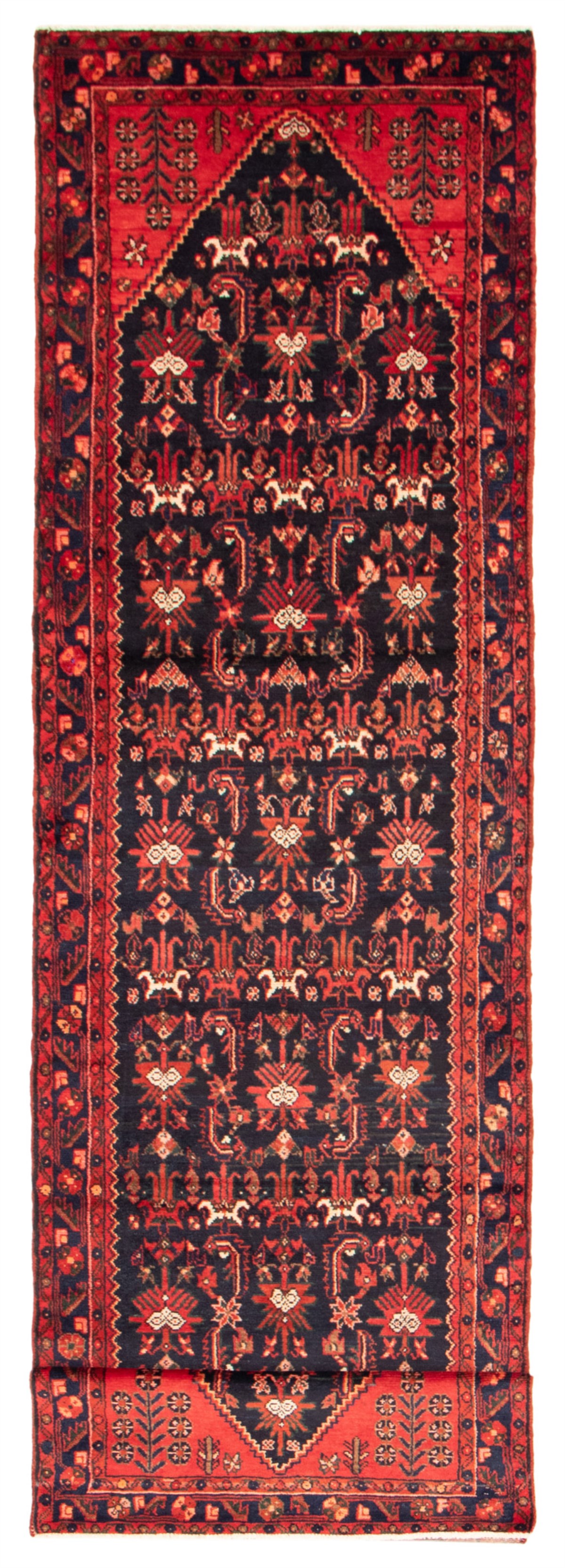 Tapis nahavand 3'7" x 13'6" en laine