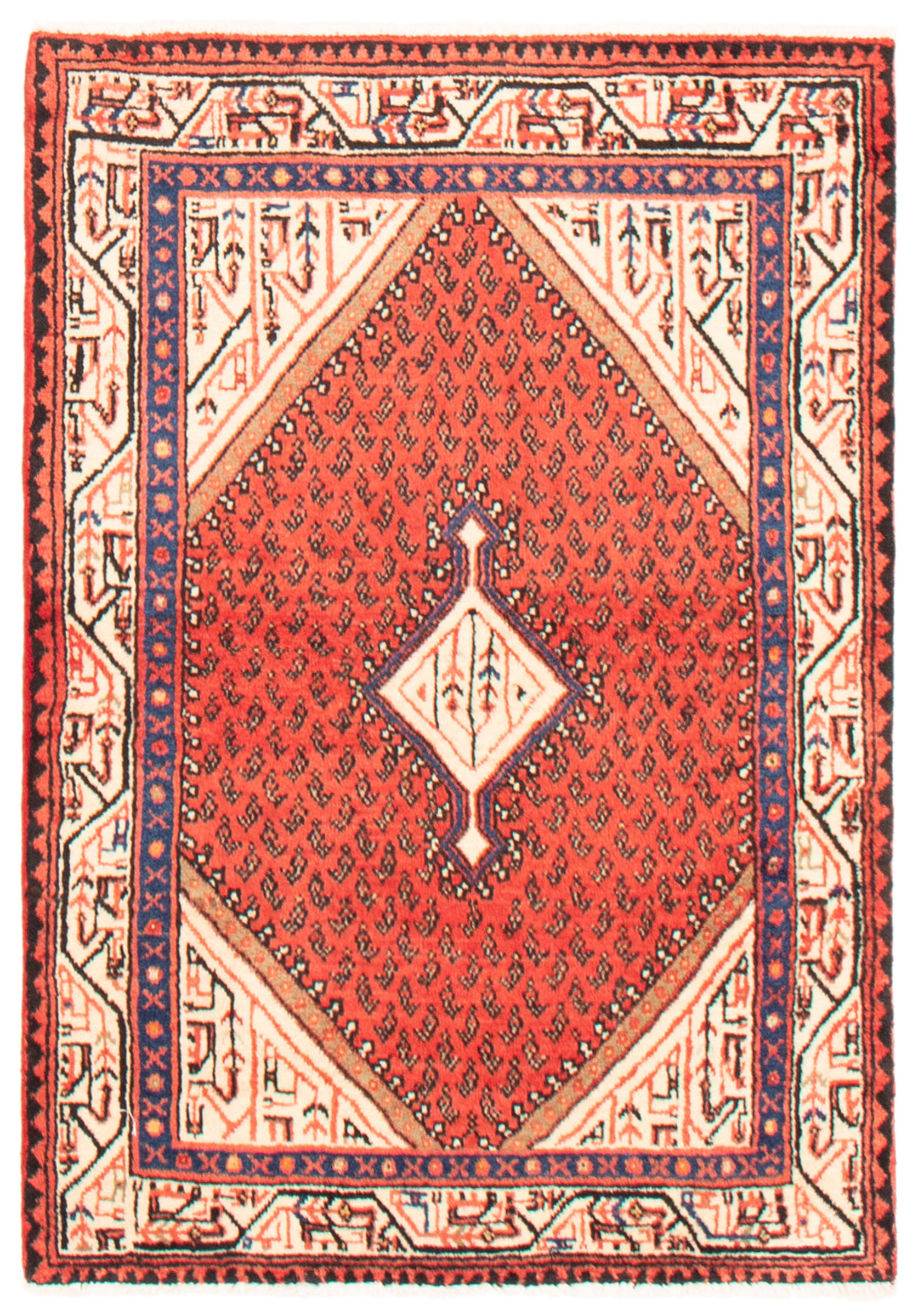 Tapis arak 3'4" x 4'11" en laine