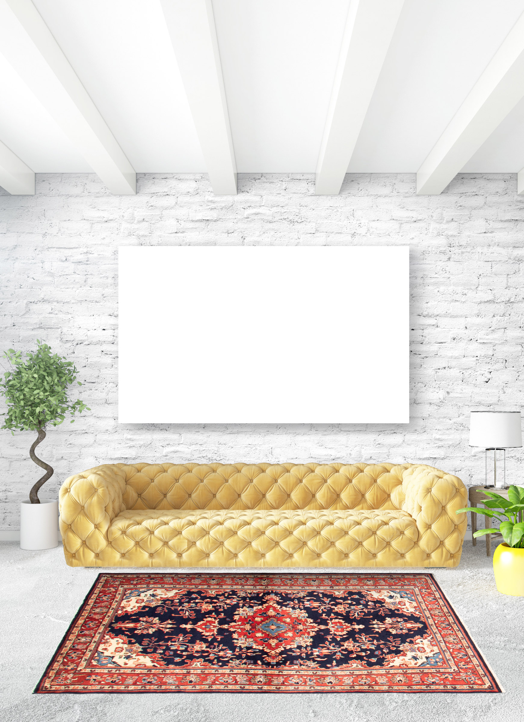 Persian Hamadan 4'1" x 7'1" Hand-knotted Wool Rug 