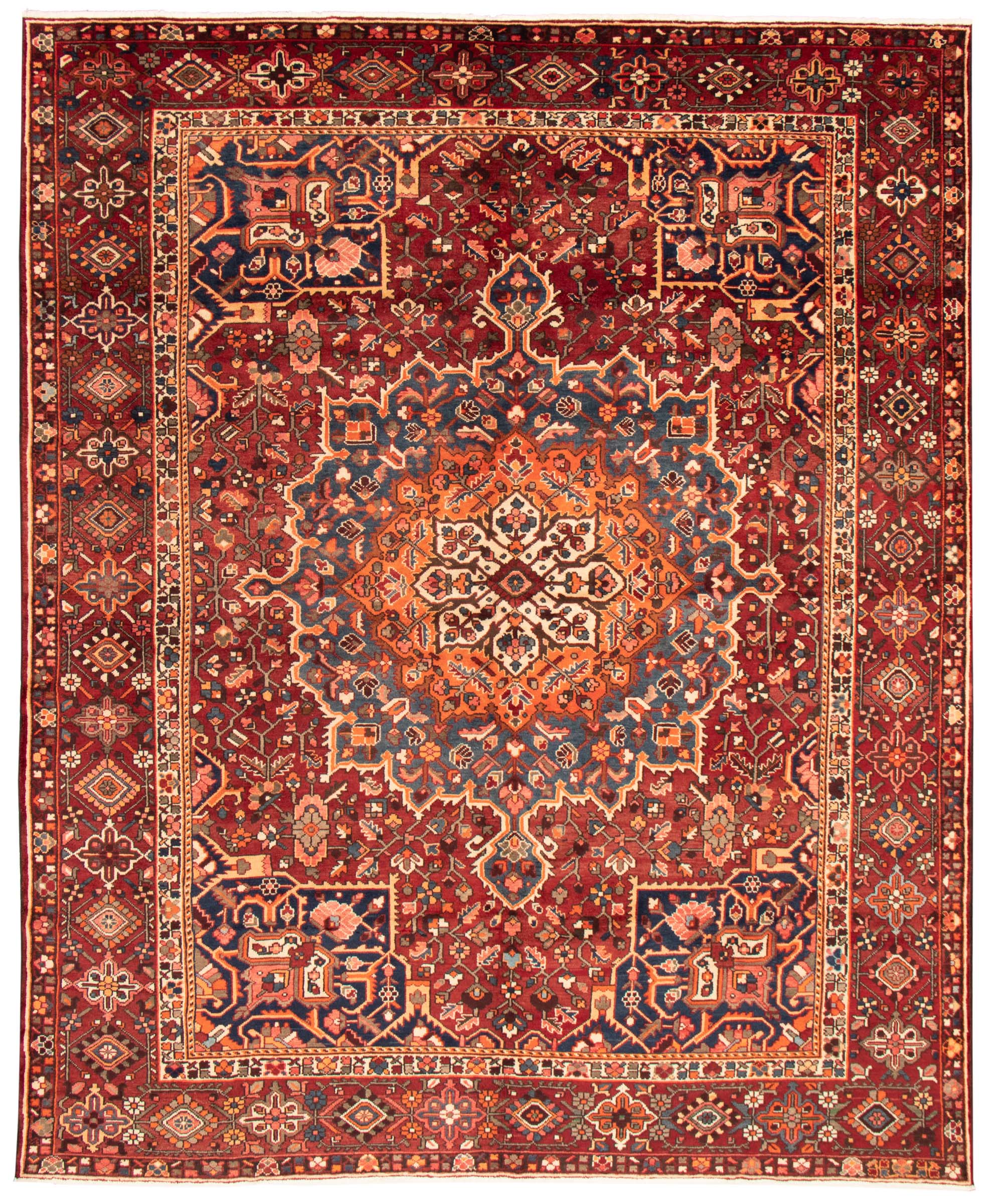Tapis bakhtiari 10'8" x 13'0" en laine