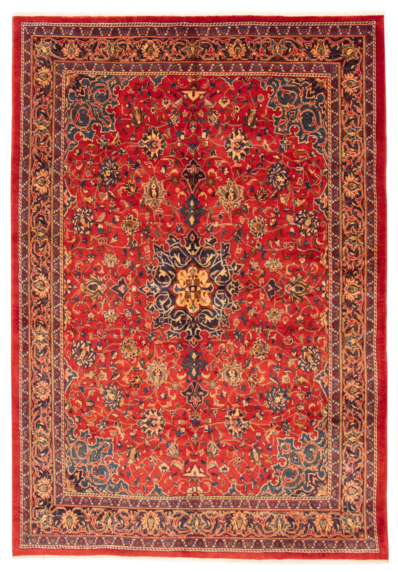 Persian Mahal 8'2" x 11'11" Hand-knotted Wool Rug 
