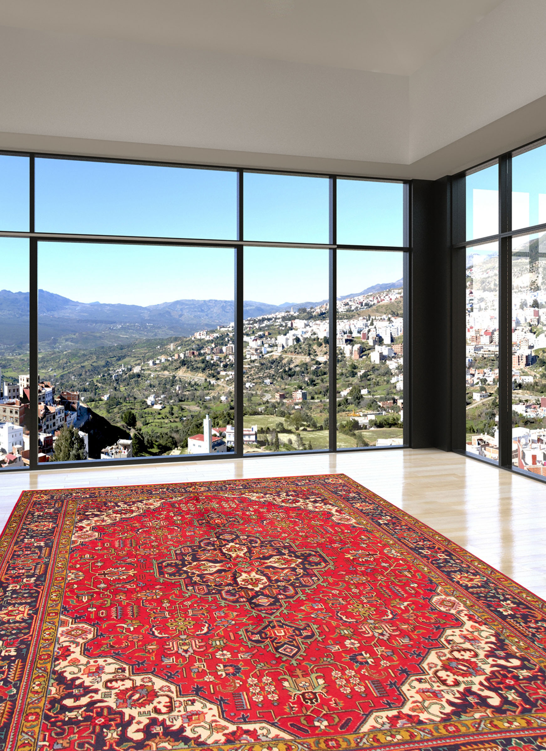Persian Tabriz 8'2" x 11'6" Hand-knotted Wool Rug 