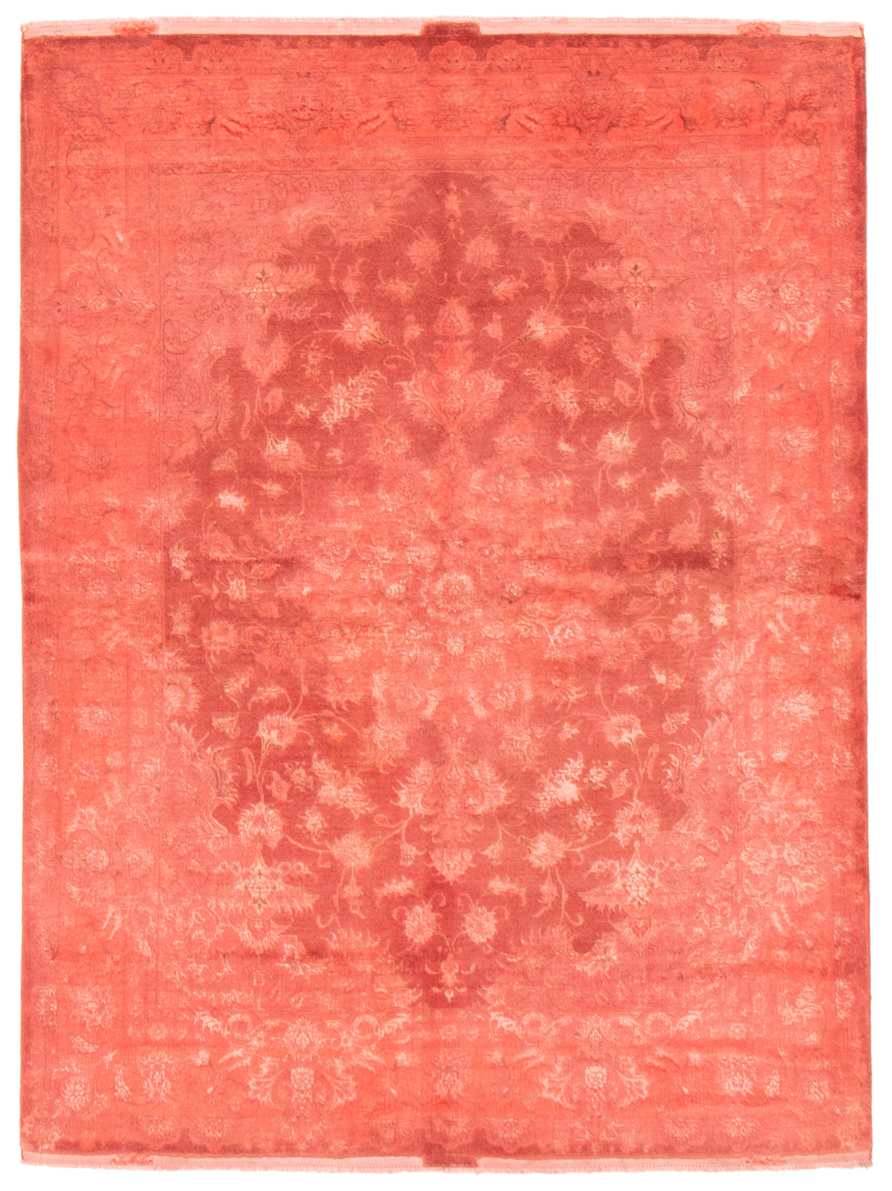 Tapis vogue 5'0" x 6'8" en laine & soie artificielle