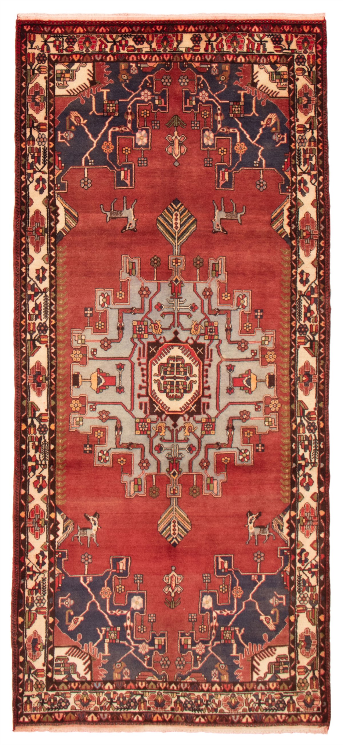 Persian Tafresh 5'4" x 11'10" Hand-knotted Wool Rug 