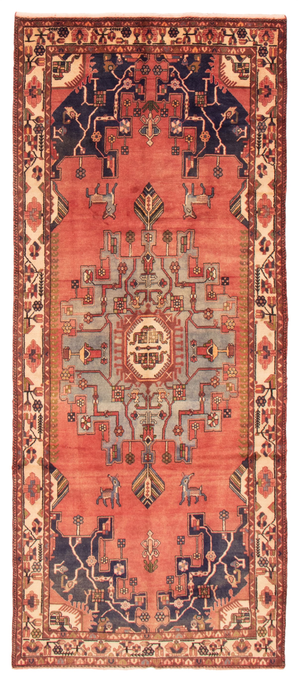 Persian Tafresh 5'2" x 12'4" Hand-knotted Wool Rug 