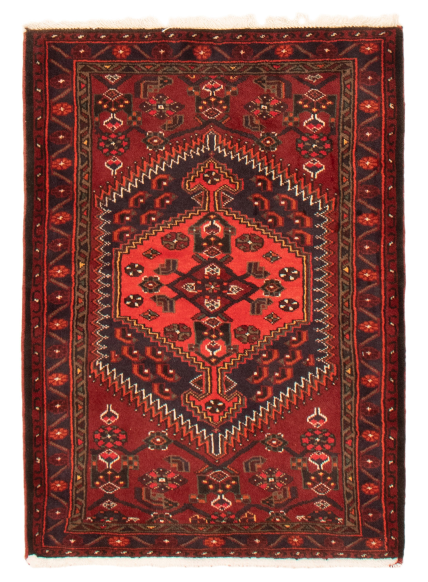 Tapis hamadan 3'1" x 4'10" en laine