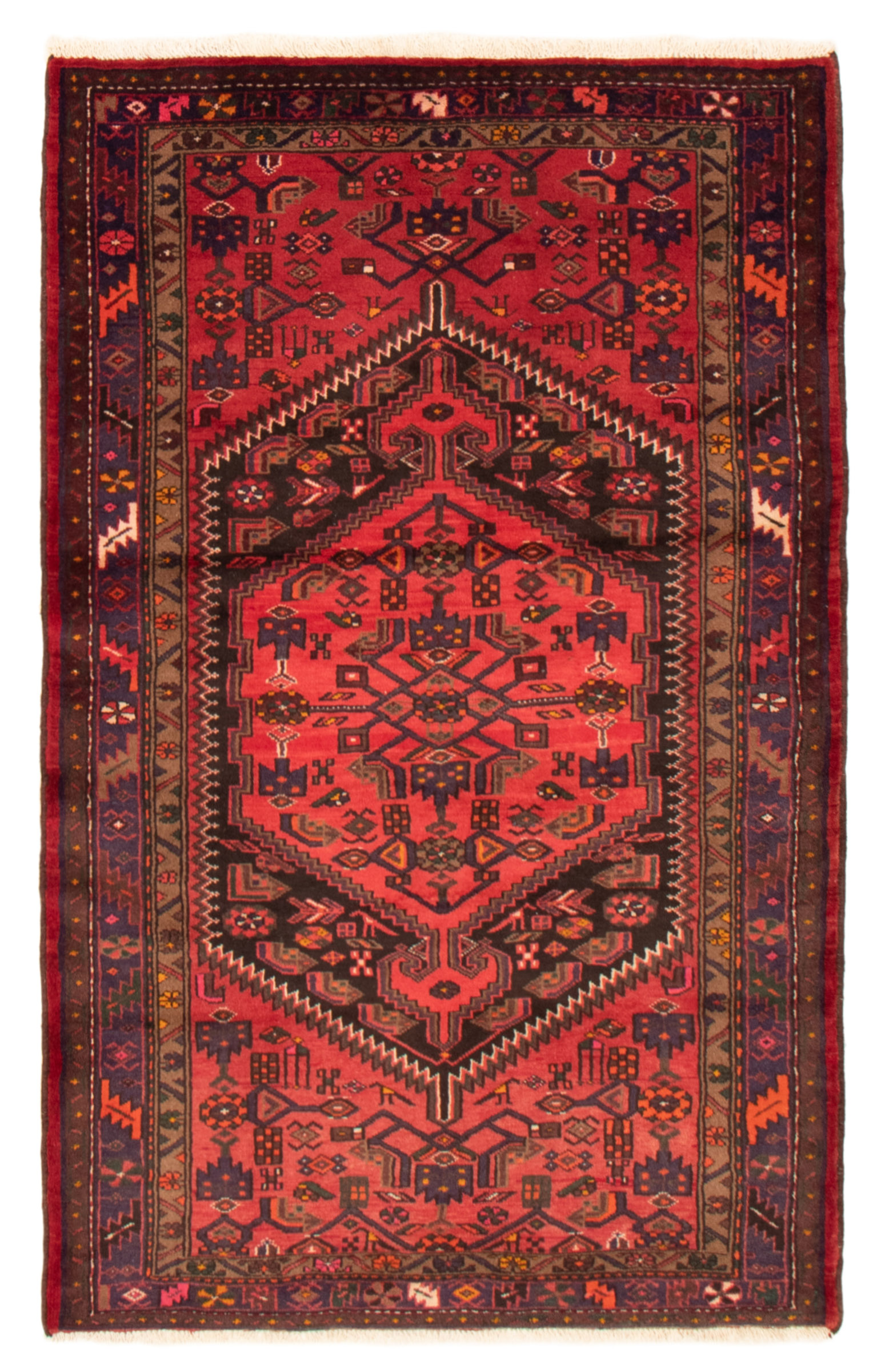 Tapis hamadan 4'9" x 7'5" en laine
