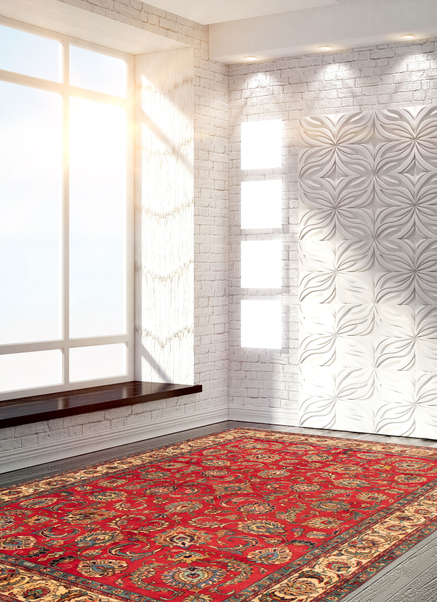 Persian Tabriz 8'1" x 11'7" Hand-knotted Wool Rug 