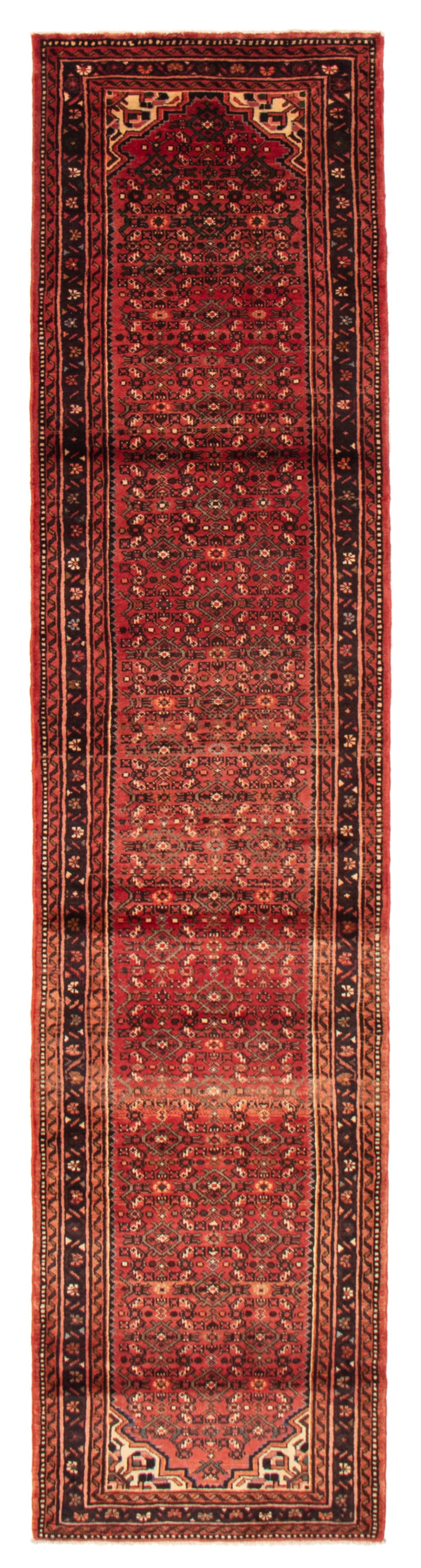 Persian Hosseinabad 2'11" x 12'10" Hand-knotted Wool Rug 