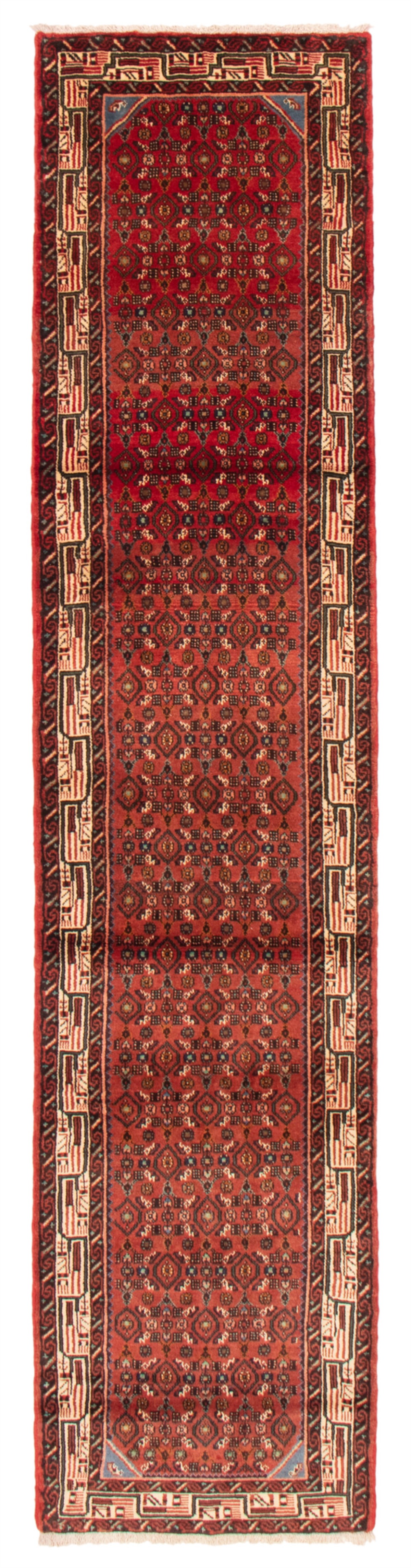 Persian Hamadan 2'10" x 12'4" Hand-knotted Wool Rug 