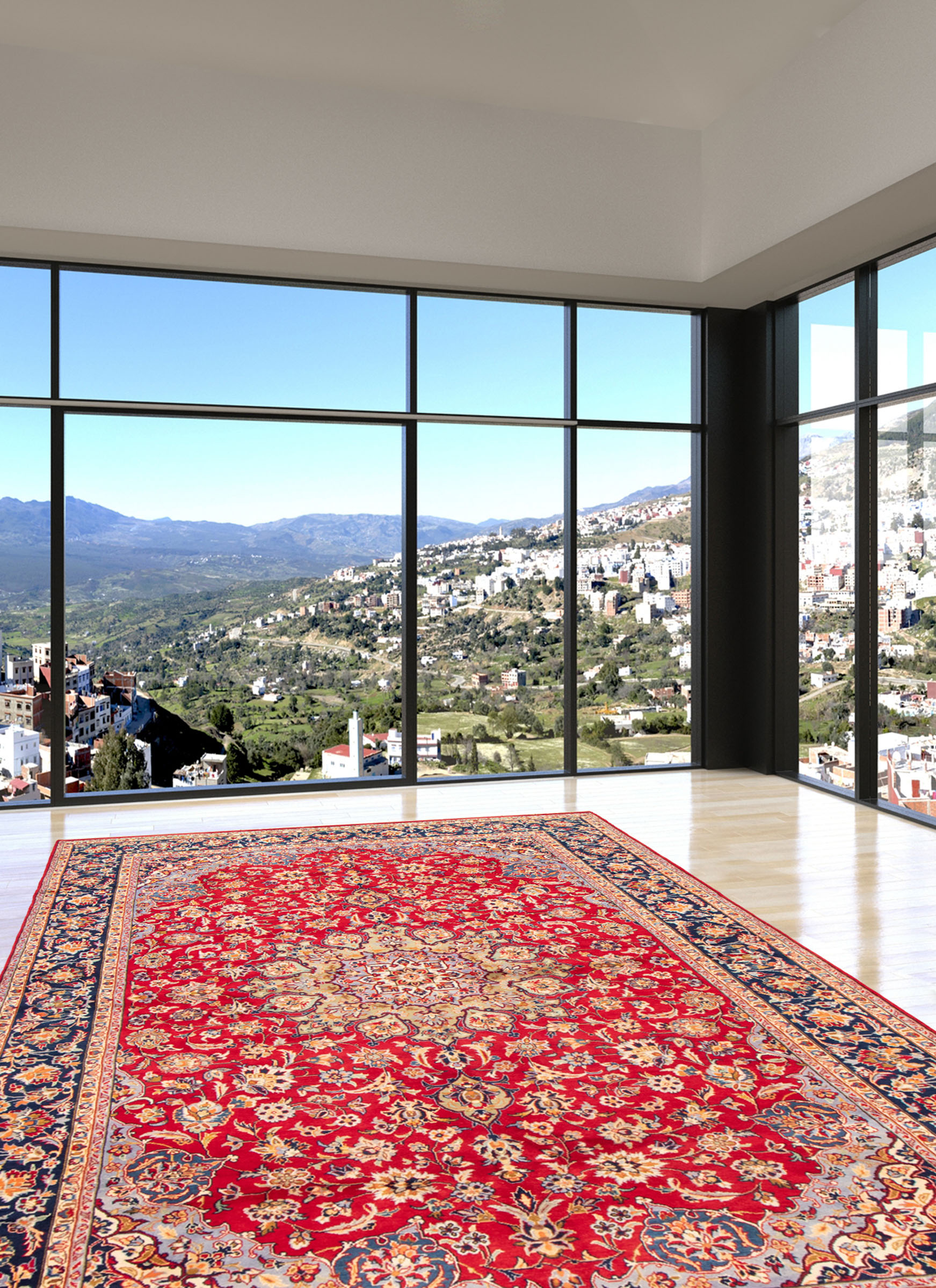 Tapis najafabad 8'4" x 12'2" en laine