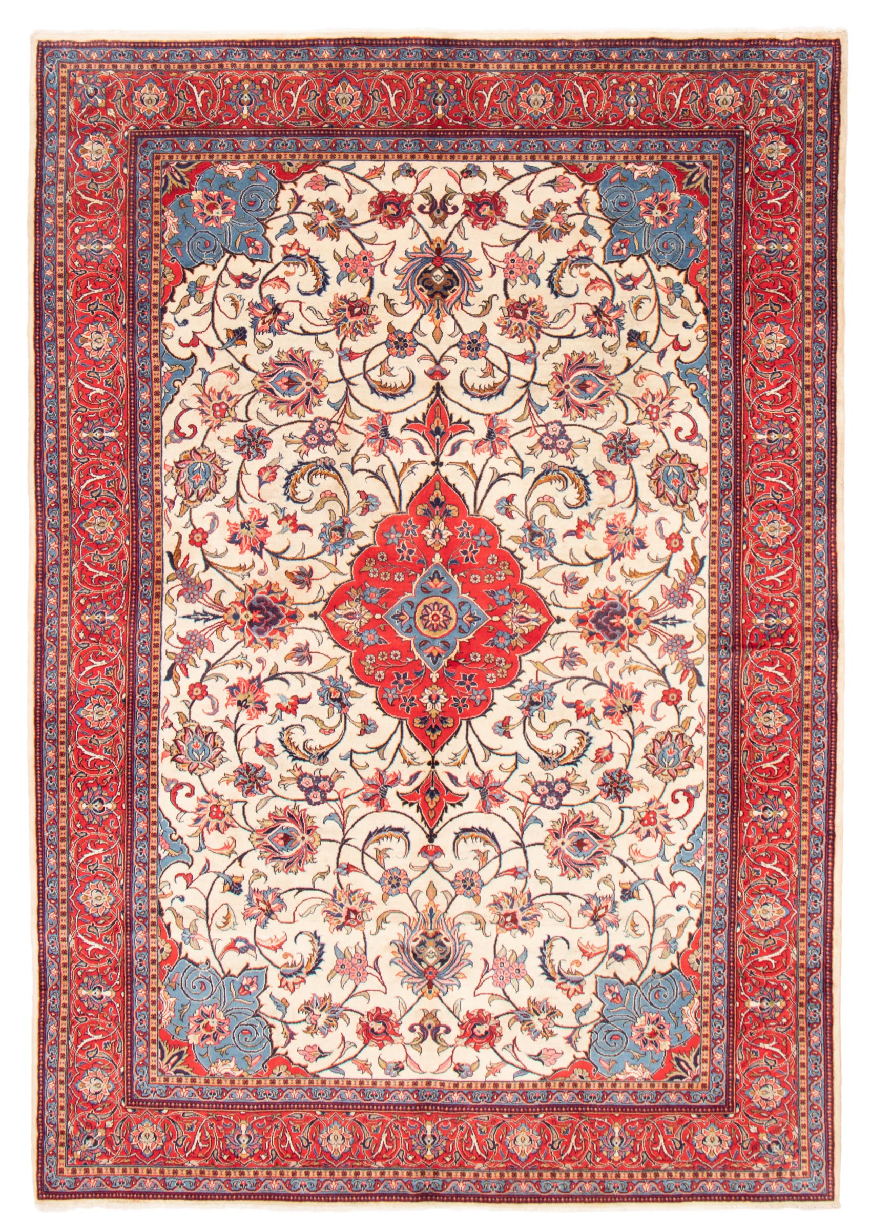 Persian Sarough 8'1" x 11'9" Hand-knotted Wool Rug 