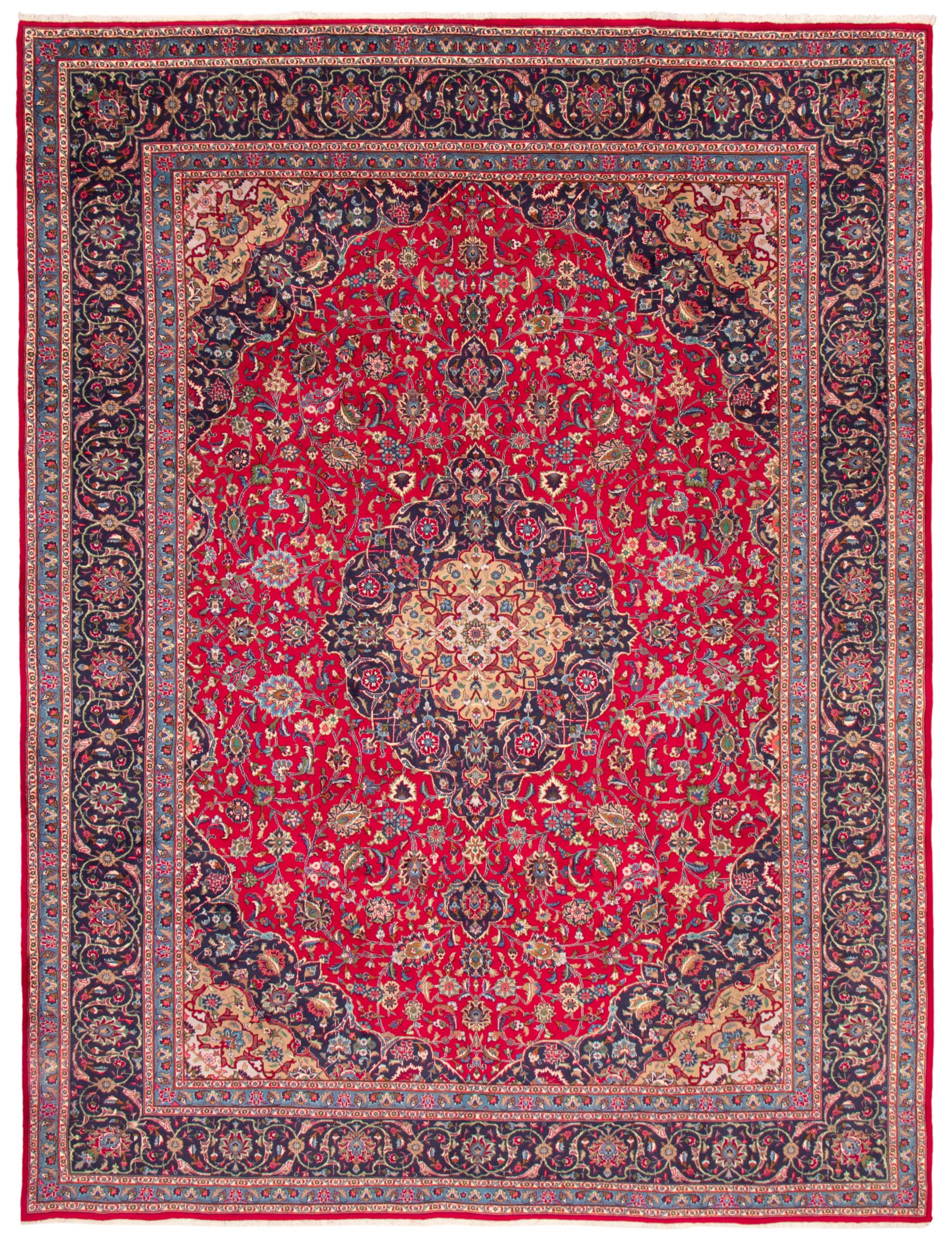 Tapis kashmar 9'9" x 13'0" en laine