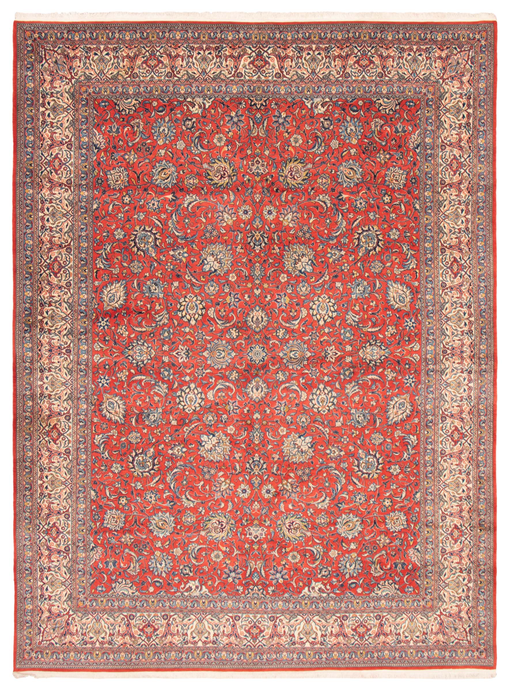 Persian Sarough 9'6" x 13'1" Hand-knotted Wool Rug 