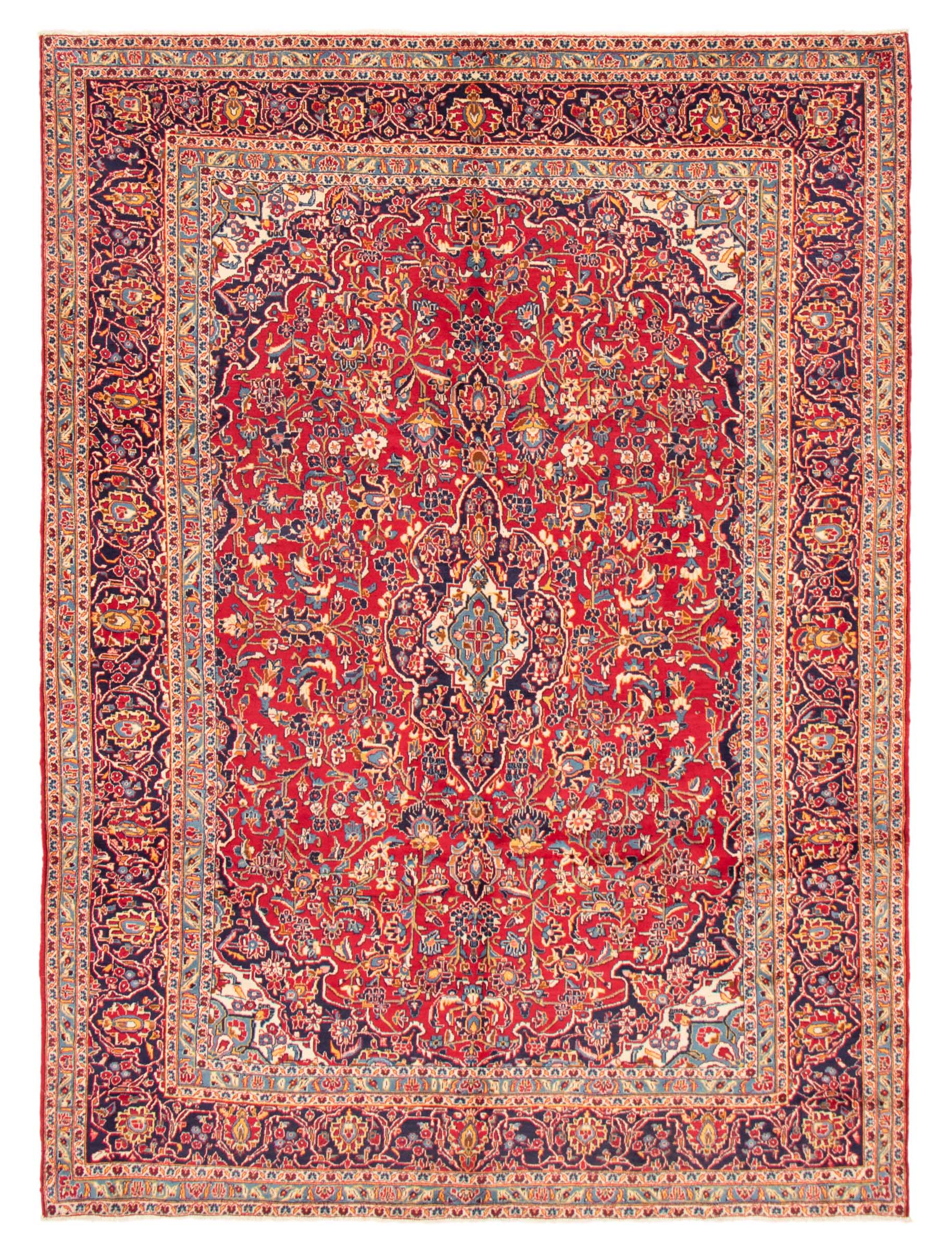 Persian Kashan 8'0" x 11'3" Hand-knotted Wool Rug 