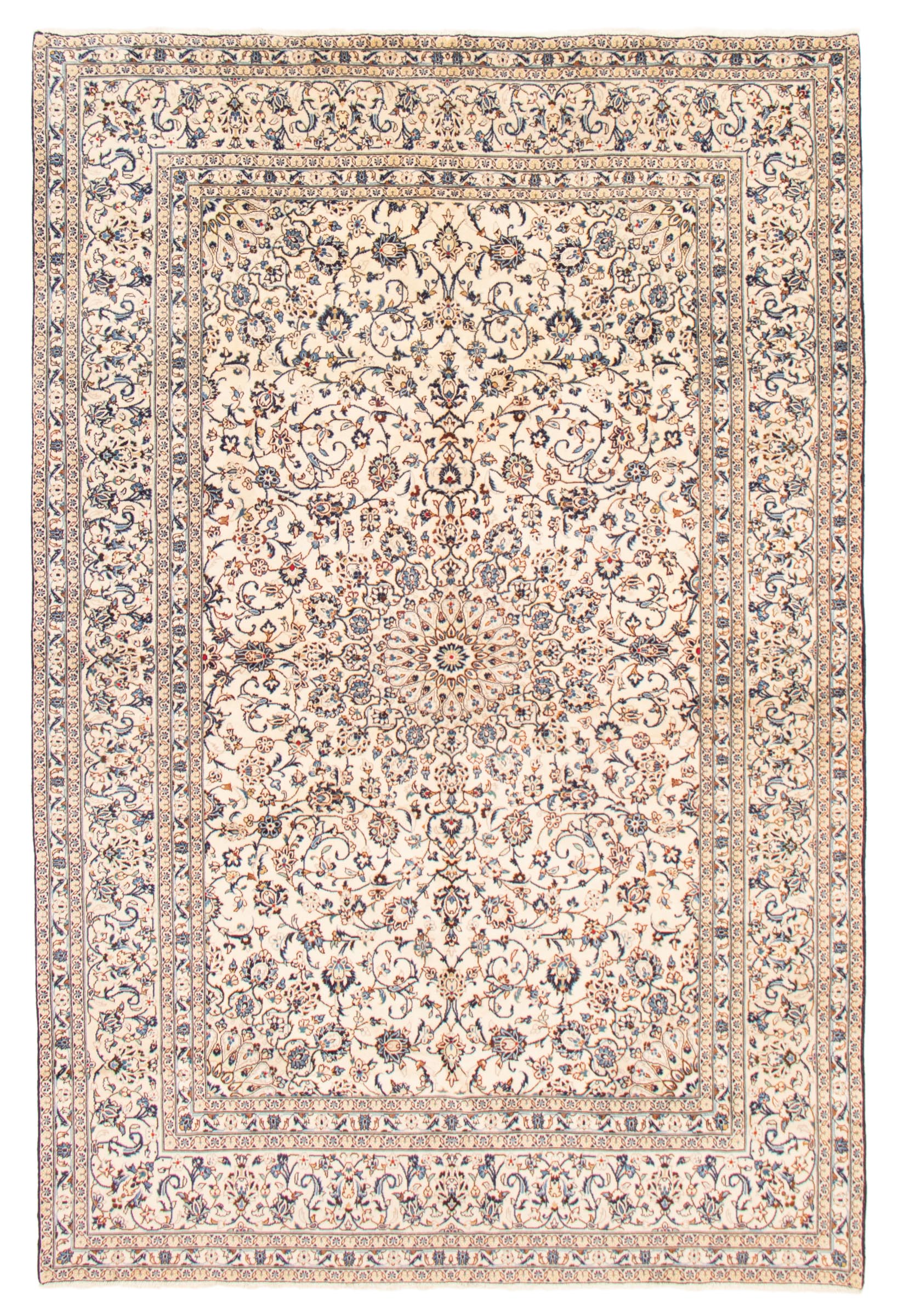 Persian Kashan 8'1" x 12'0" Hand-knotted Wool Rug 