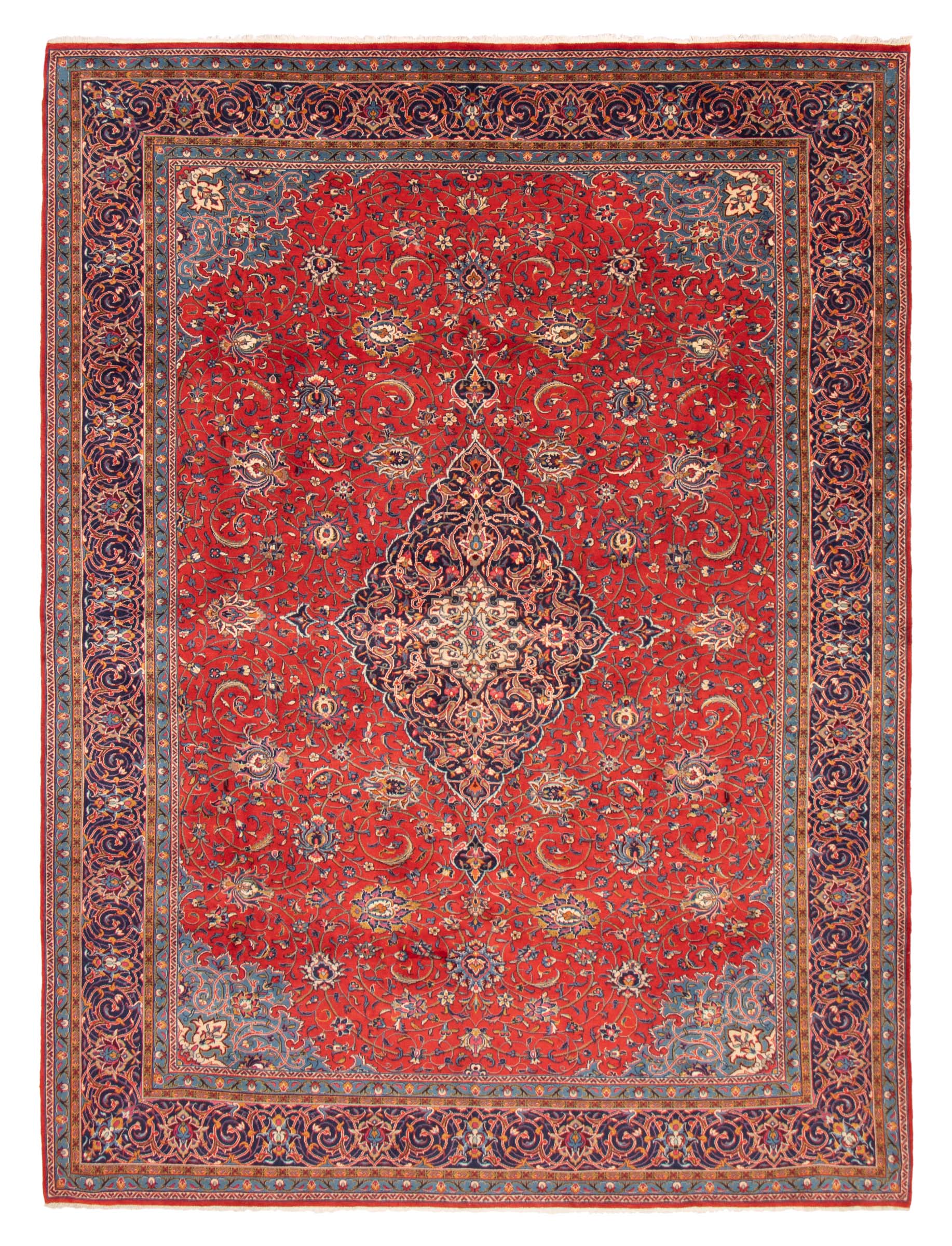 Persian Sarough 9'9" x 13'3" Hand-knotted Wool Rug 
