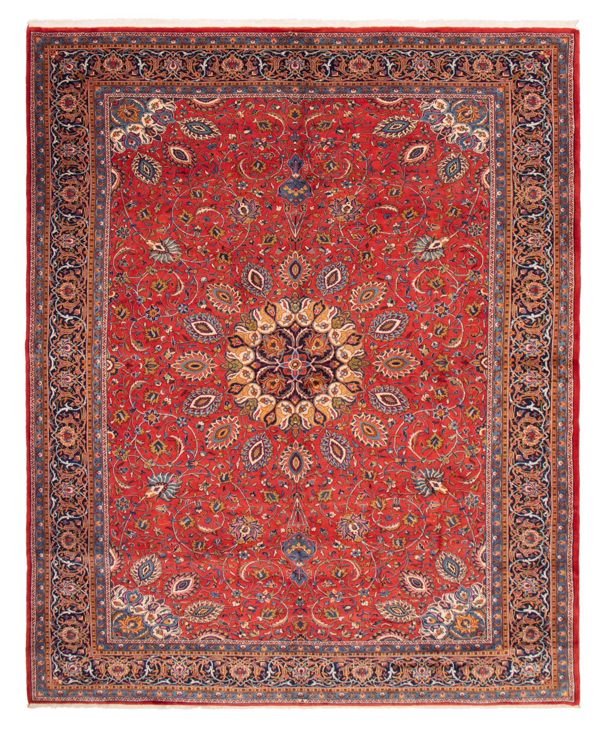 Persian Sarough 9'11" x 12'2" Hand-knotted Wool Rug 