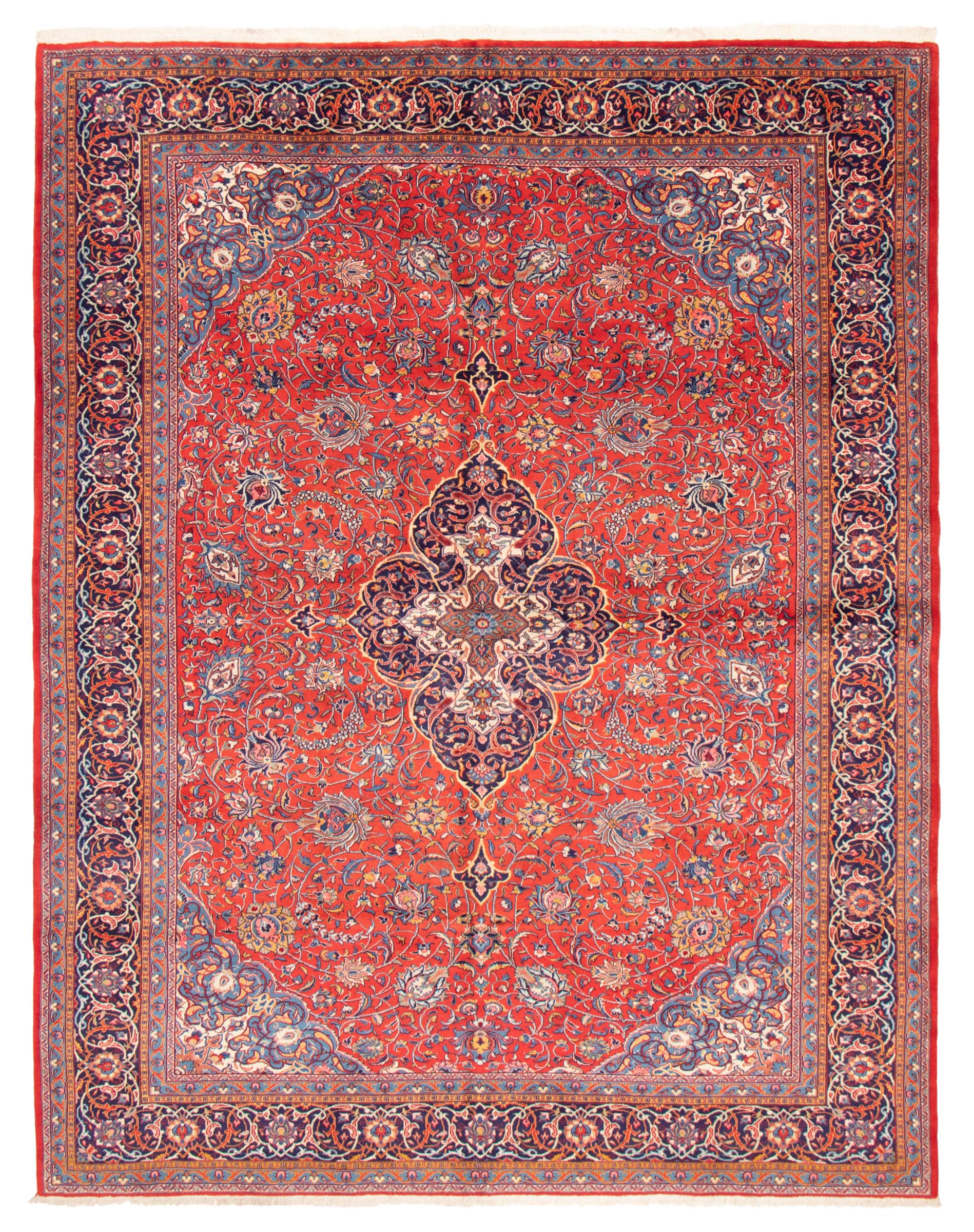 Persian Sarough 9'7" x 12'10" Hand-knotted Wool Rug 