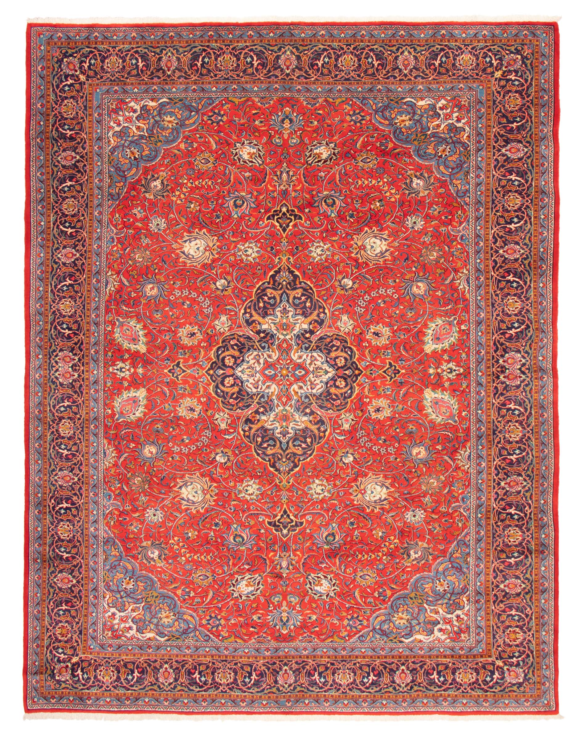 Persian Sarough 9'6" x 12'10" Hand-knotted Wool Rug 