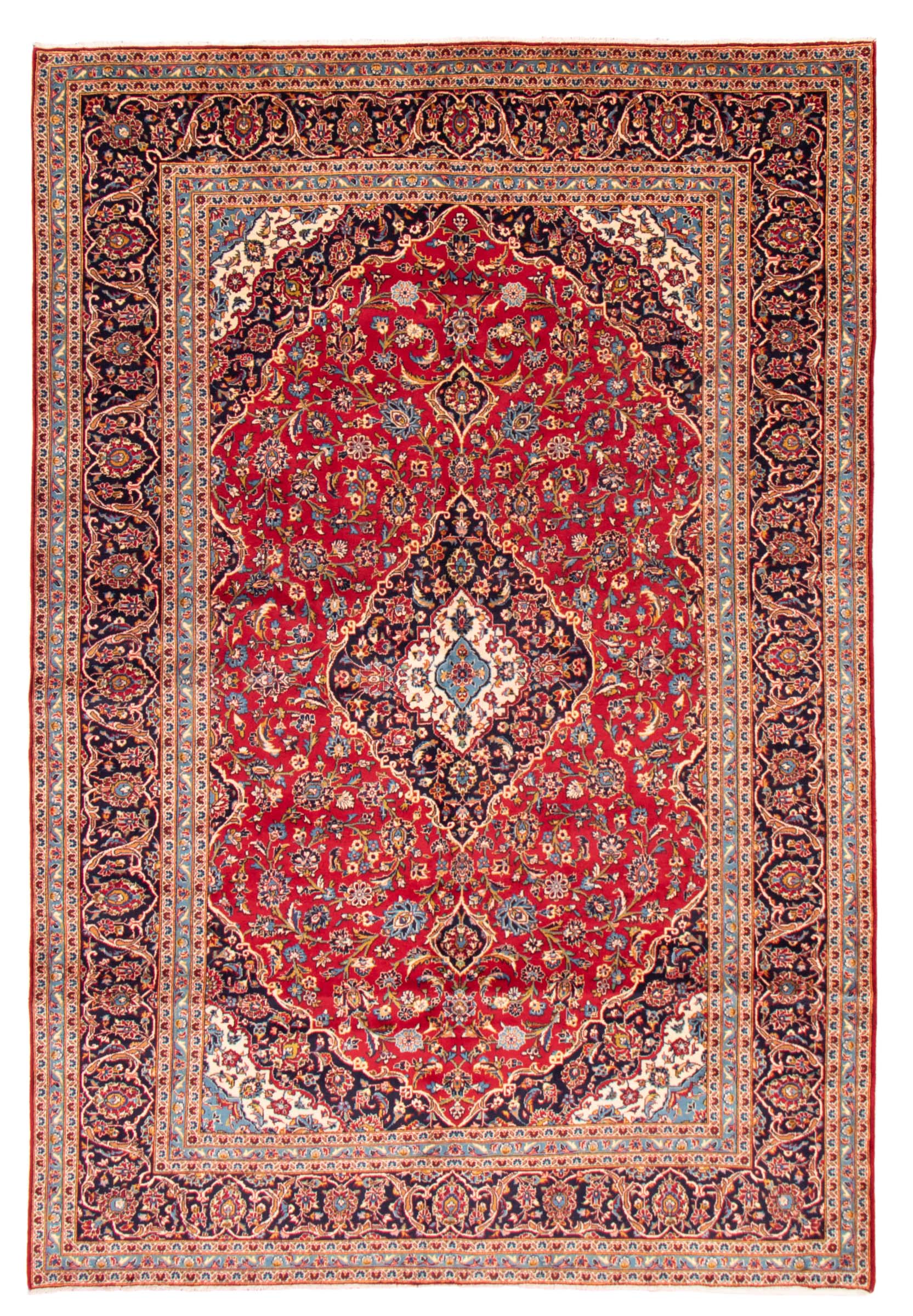 Tapis kashan 7'11" x 12'2" en laine
