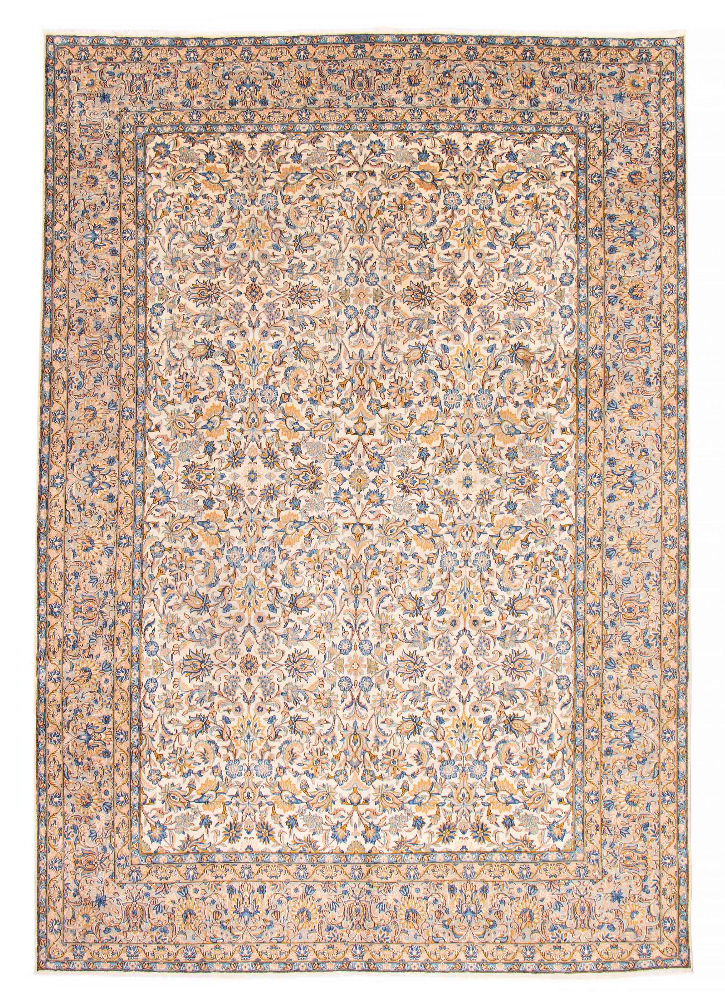 Tapis kerman 9'10" x 13'5" en laine