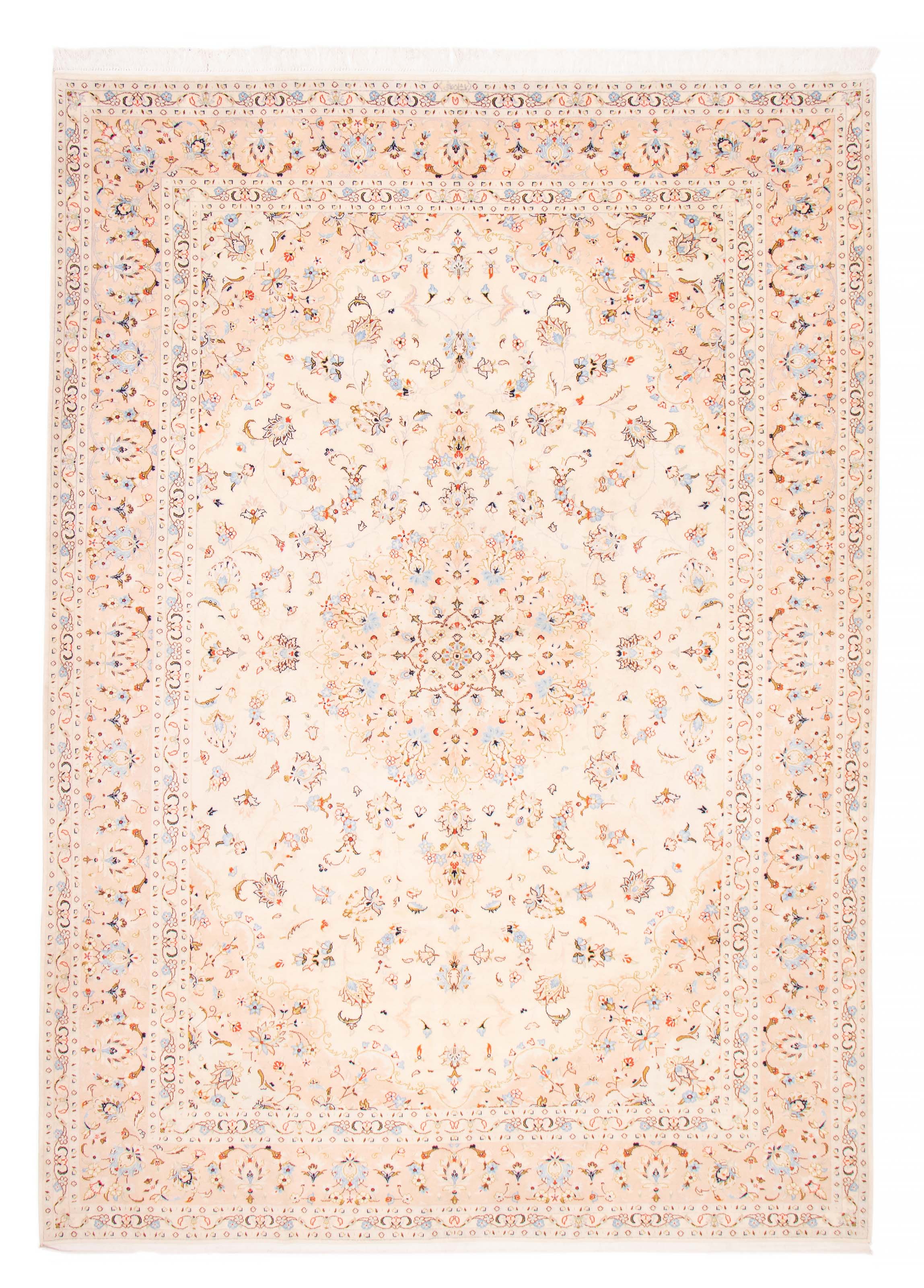 Tapis kashan 9'10" x 13'5" en laine