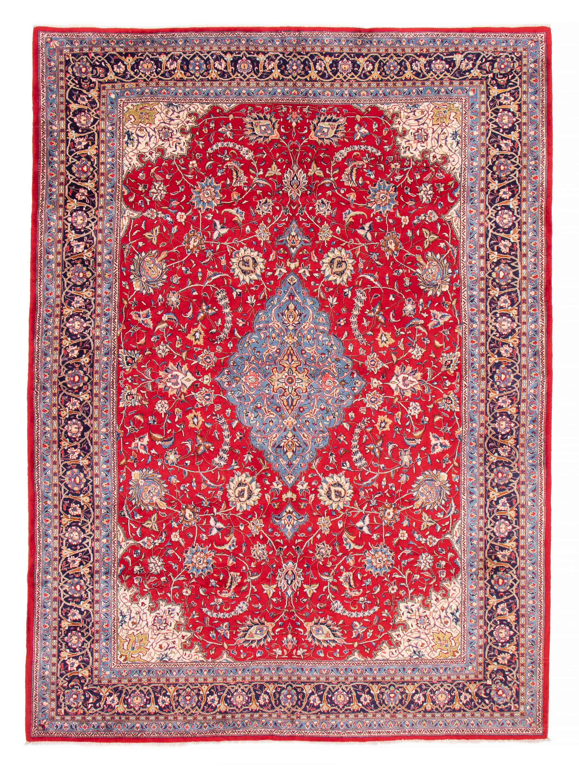 Persian Sarough 9'4" x 12'10" Hand-knotted Wool Rug 