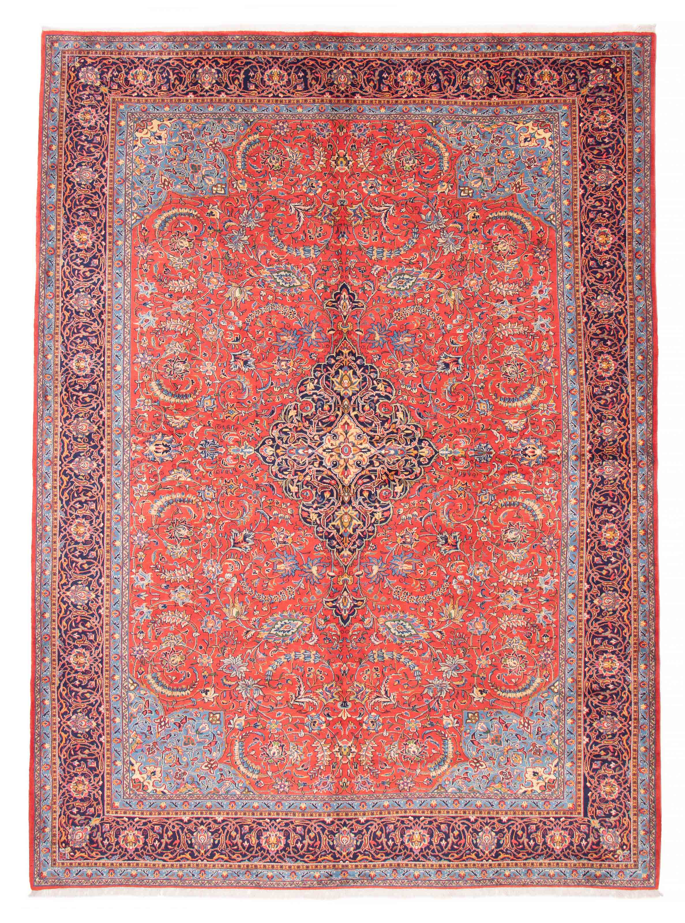 Persian Sarough 9'11" x 13'3" Hand-knotted Wool Rug 