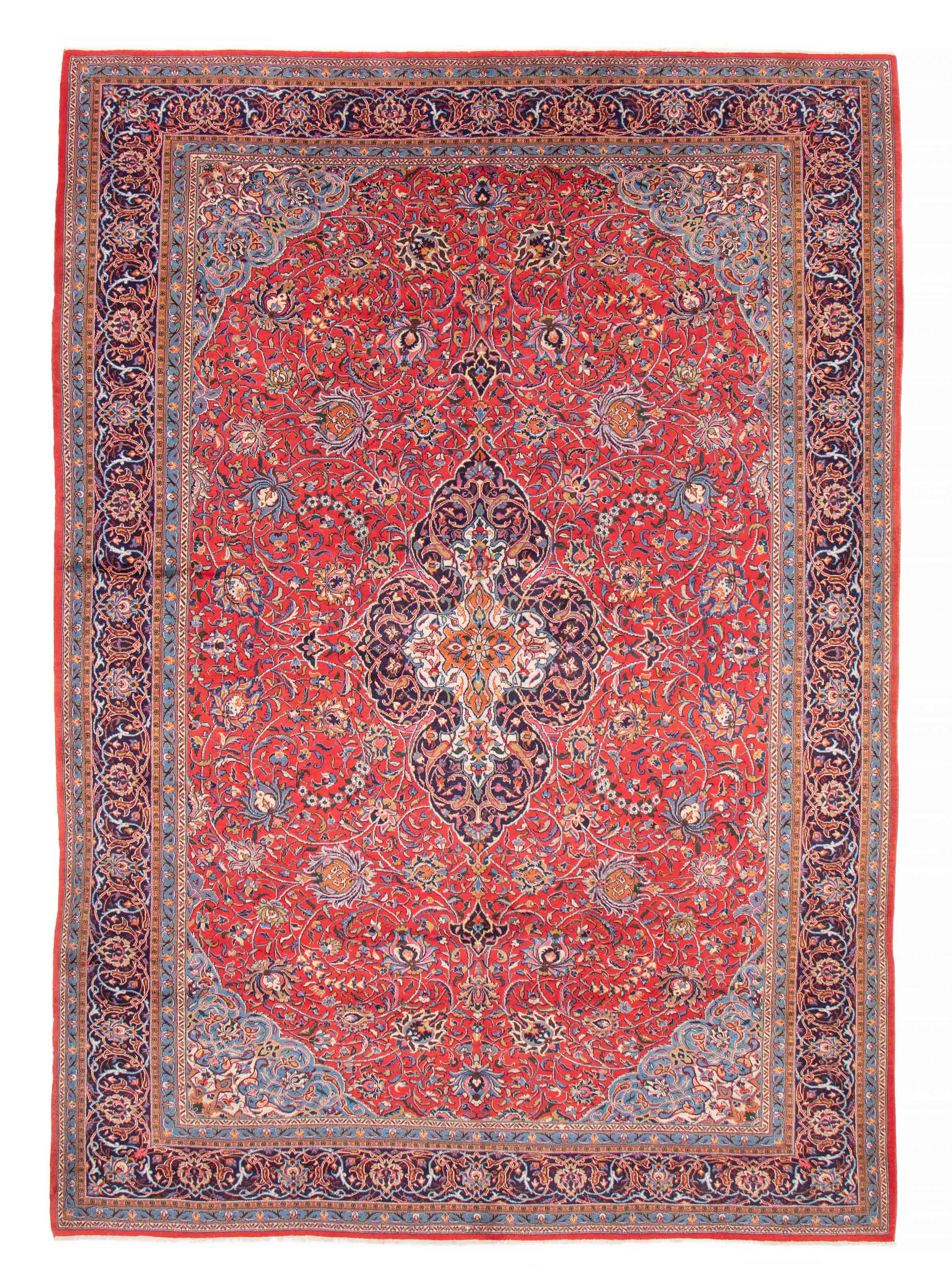 Persian Mahal 9'11" x 13'5" Hand-knotted Wool Rug 