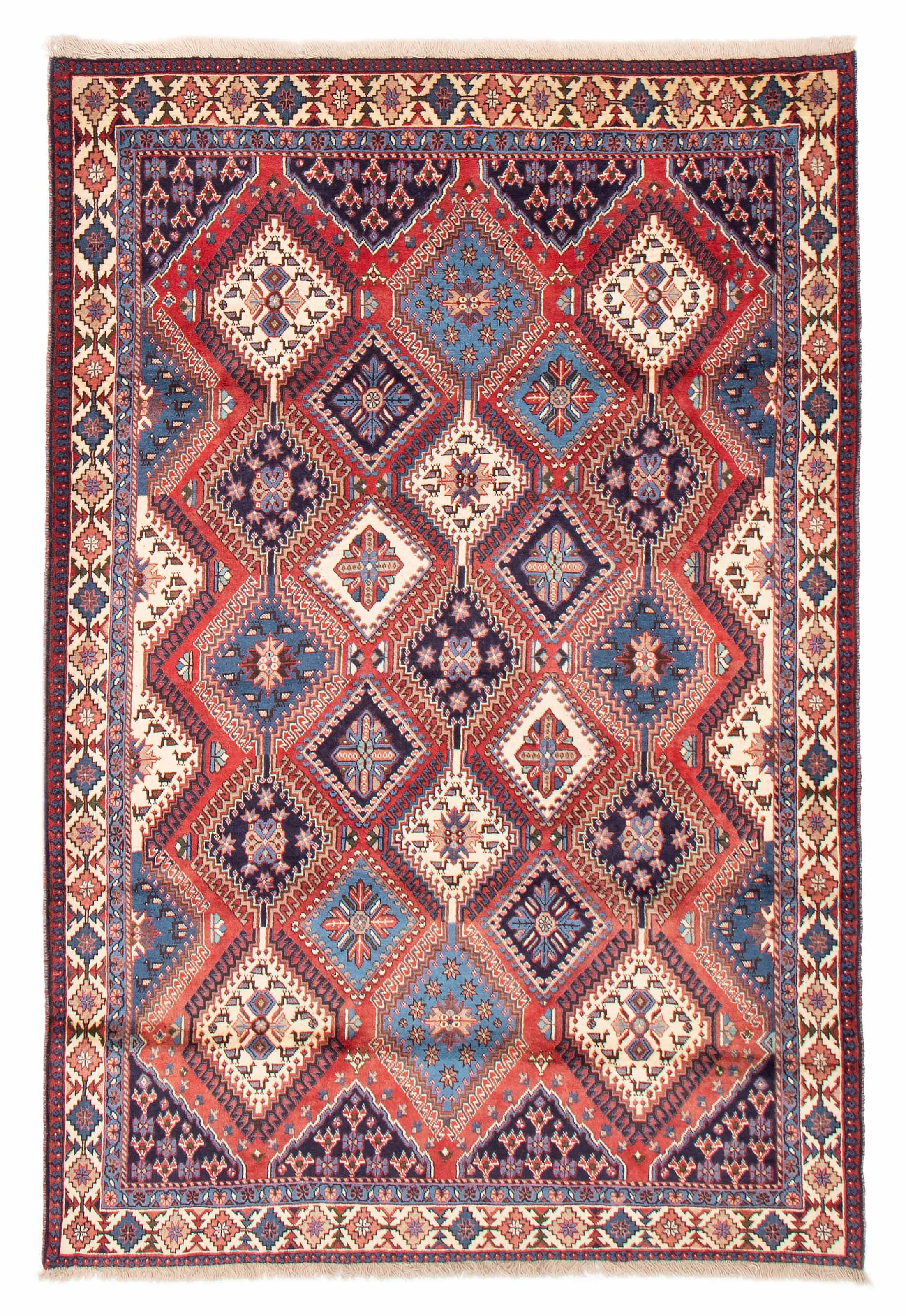 Persian Yalameh 5'3" x 7'10" Hand-knotted Wool Rug 