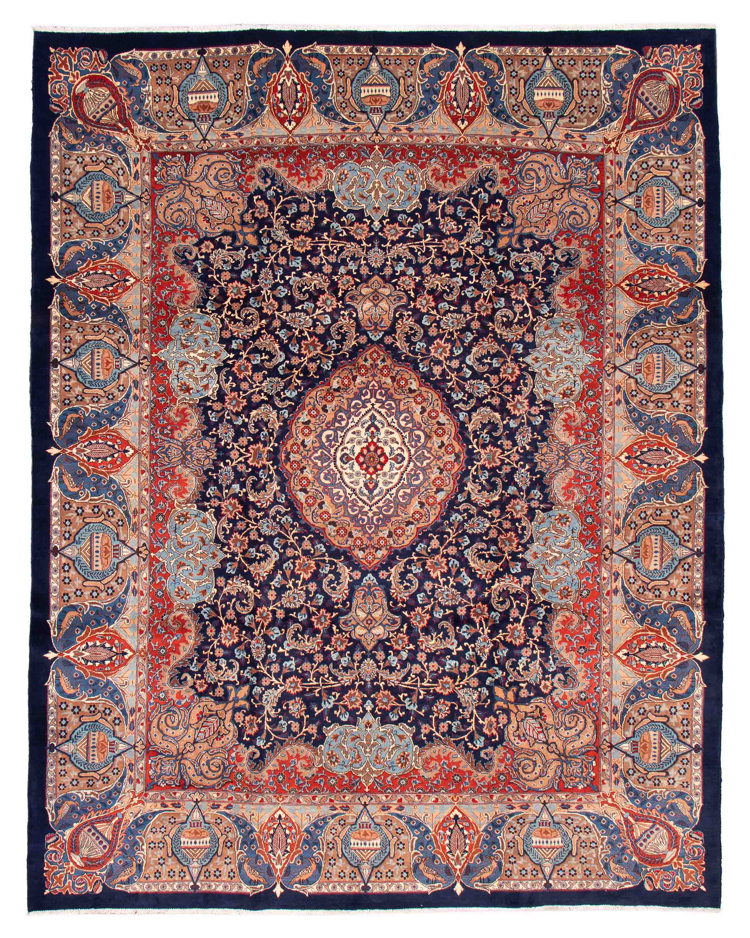 Tapis kashmar 10'2" x 13'1" en laine