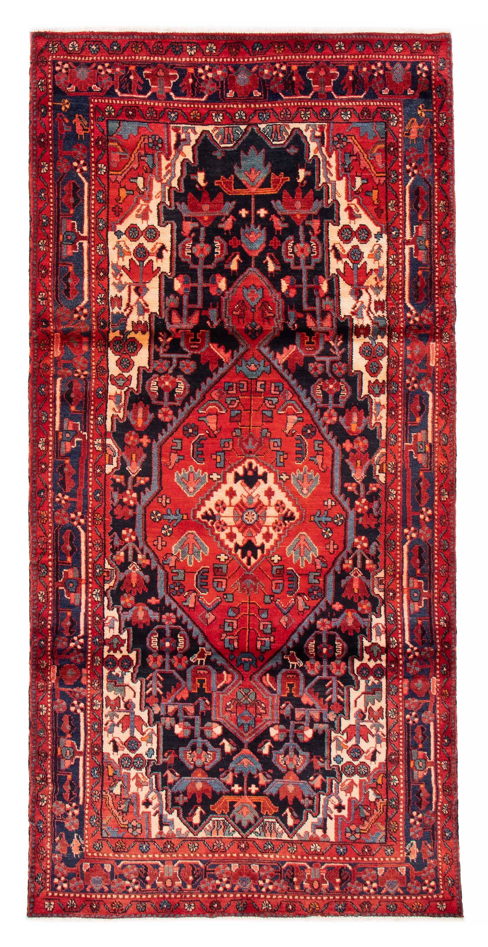 Tapis nahavand 4'11" x 9'11" en laine